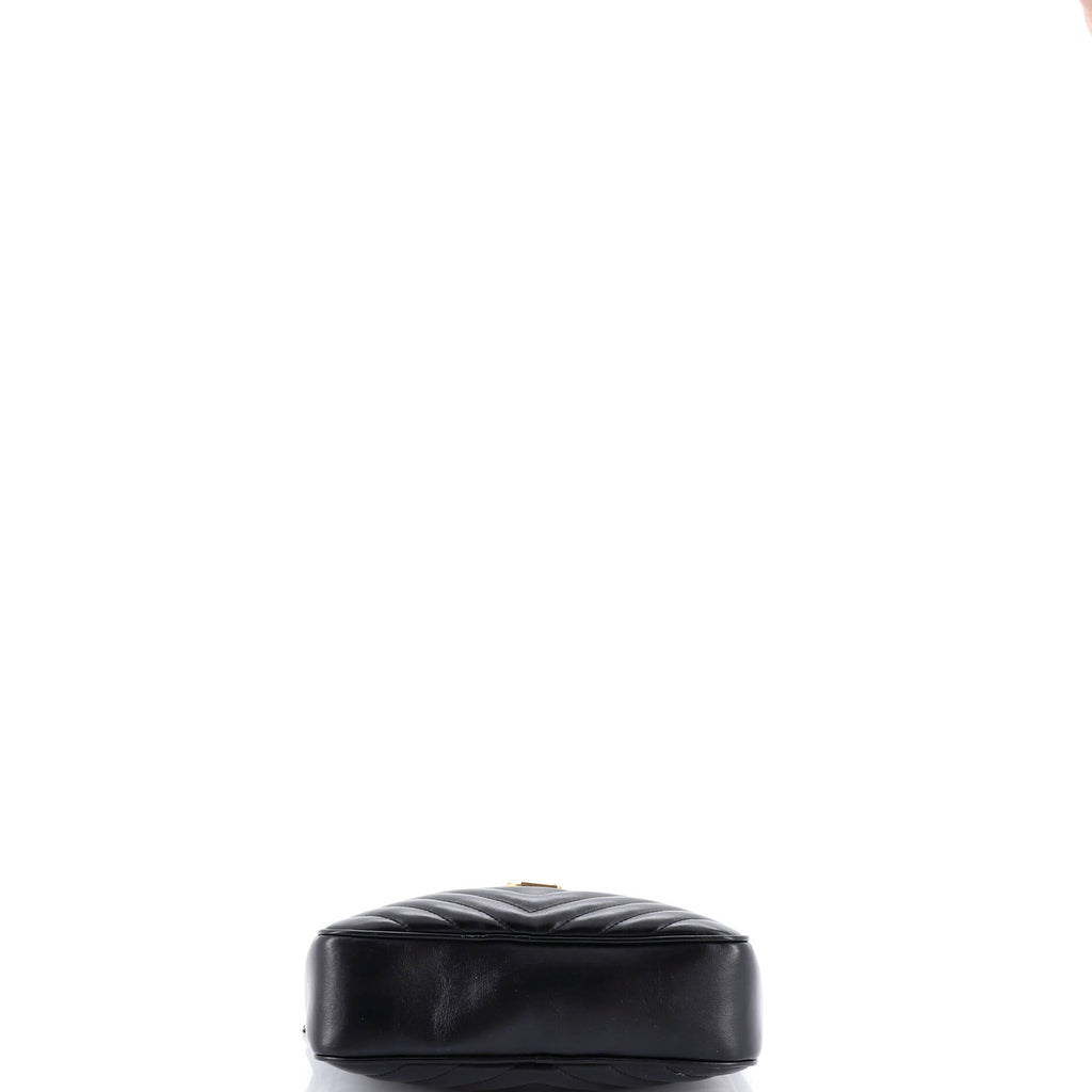Lou Camera Bag Matelasse Chevron Leather Small