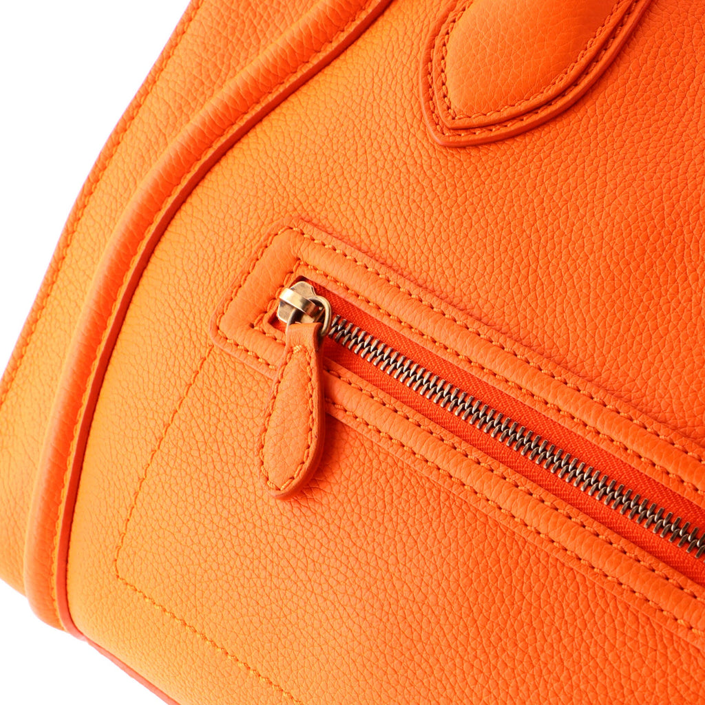 Luggage Bag Grainy Leather Mini