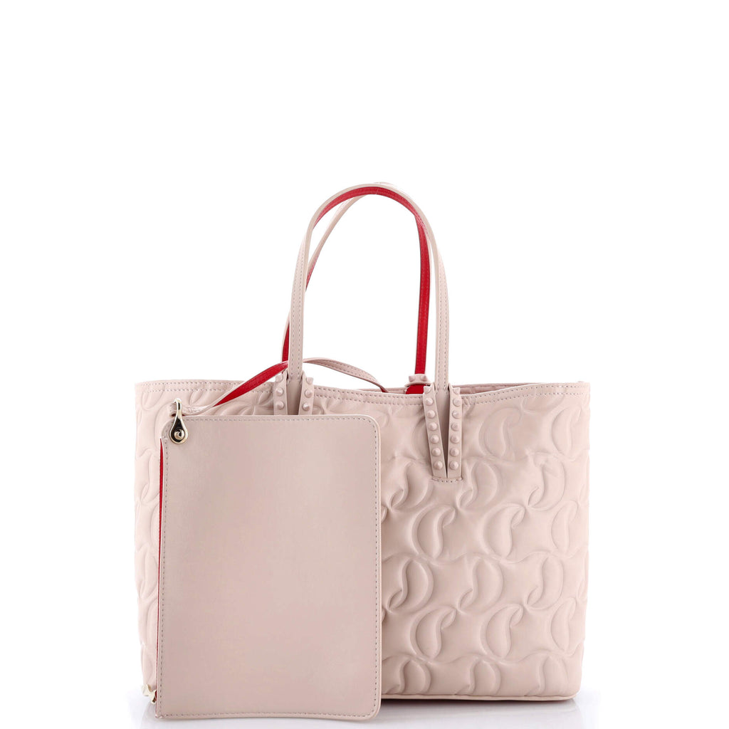Cabata East West Tote CL Embossed Leather Small