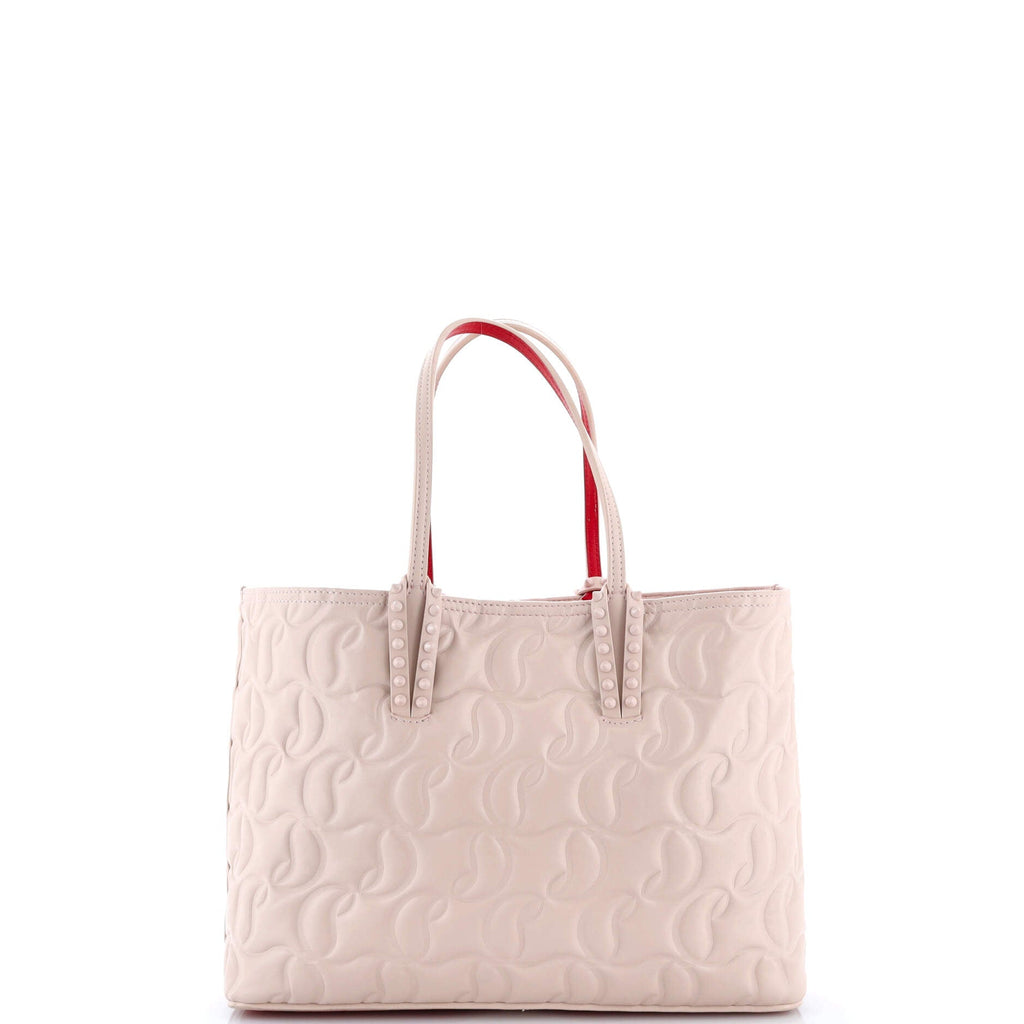 Cabata East West Tote CL Embossed Leather Small