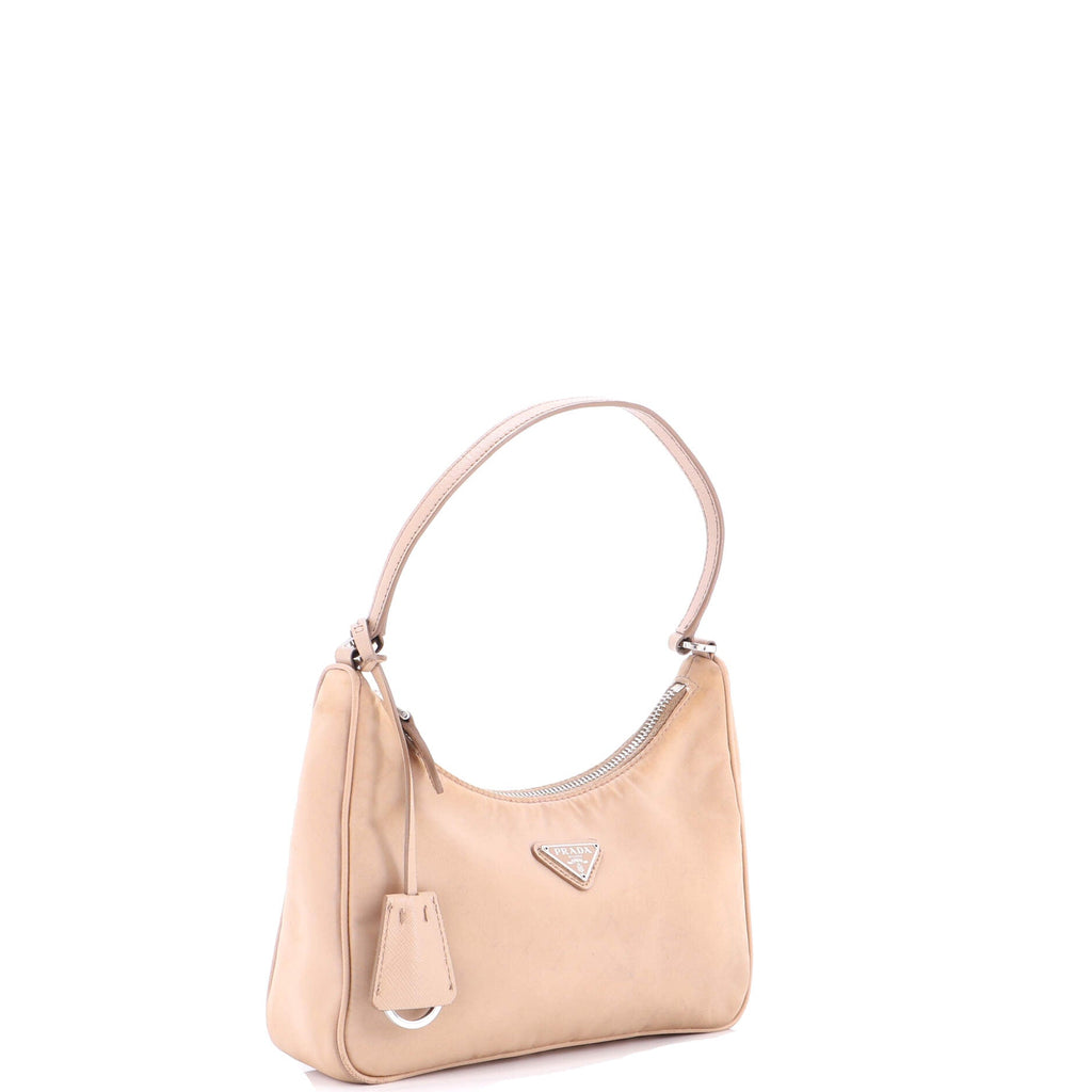 Re-Edition 2005 Hobo Tessuto with Saffiano Leather Mini