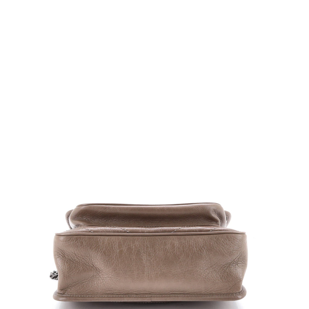 Niki Chain Flap Bag Matelasse Chevron Leather Medium