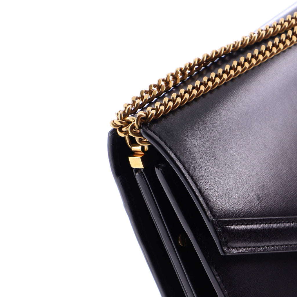 Cassandra Chain Shoulder Bag Leather Medium