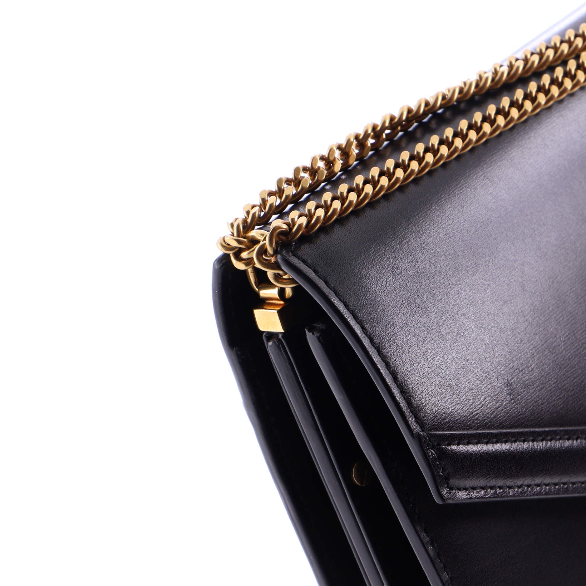 Cassandra Chain Shoulder Bag Leather Medium