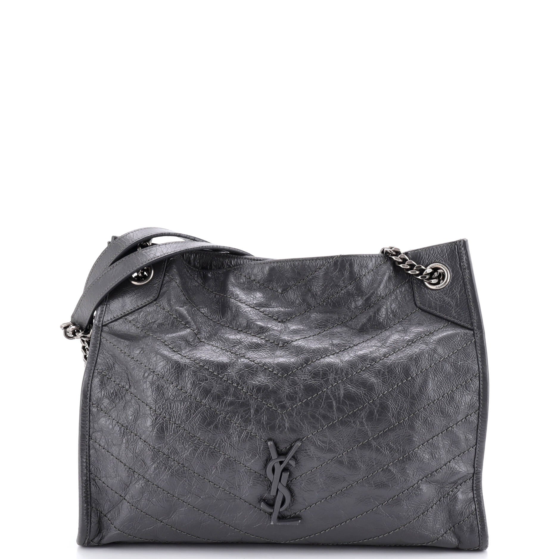 Niki Shopping Tote Matelasse Chevron Leather Medium