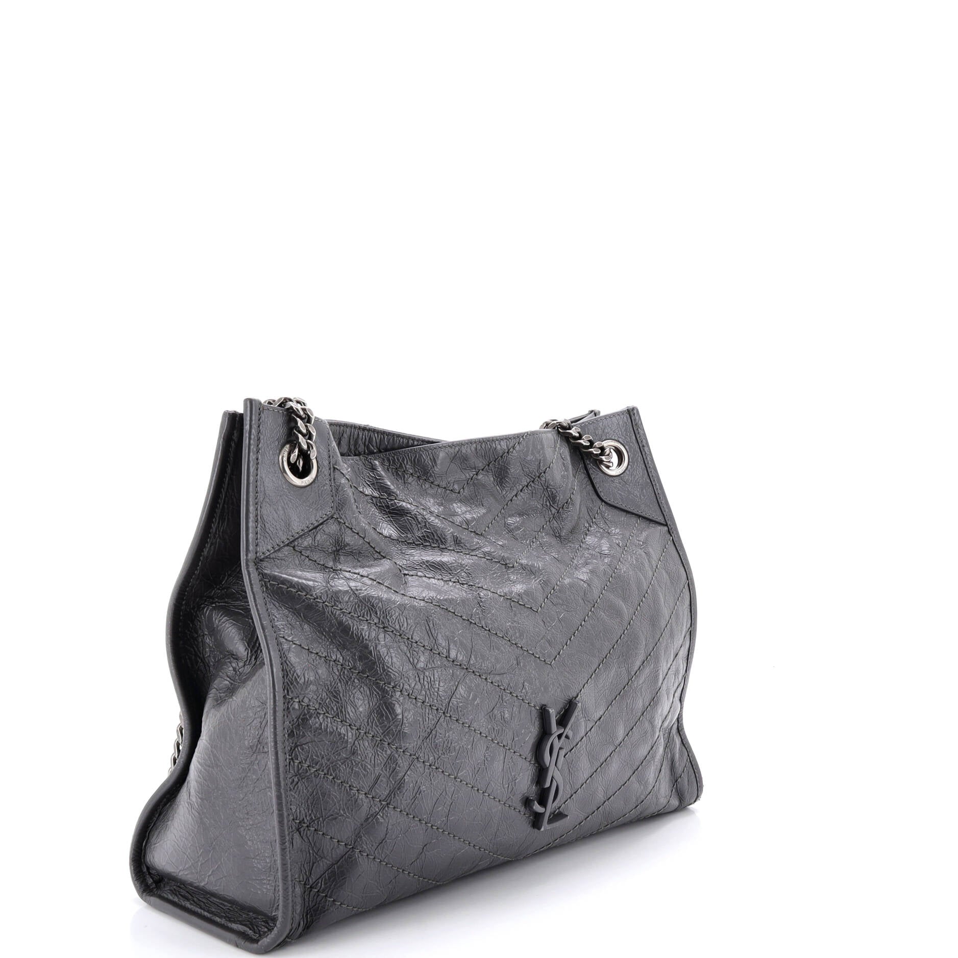 Niki Shopping Tote Matelasse Chevron Leather Medium