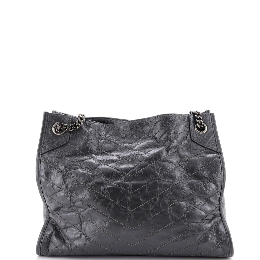 Niki Shopping Tote Matelasse Chevron Leather Medium