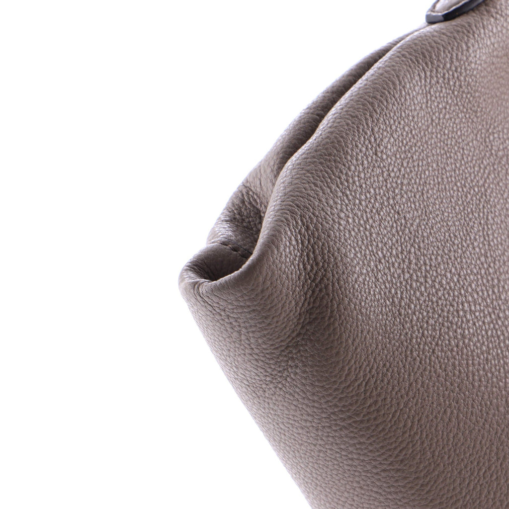 Flat Zip Crossbody Bag Vitello Daino Mini