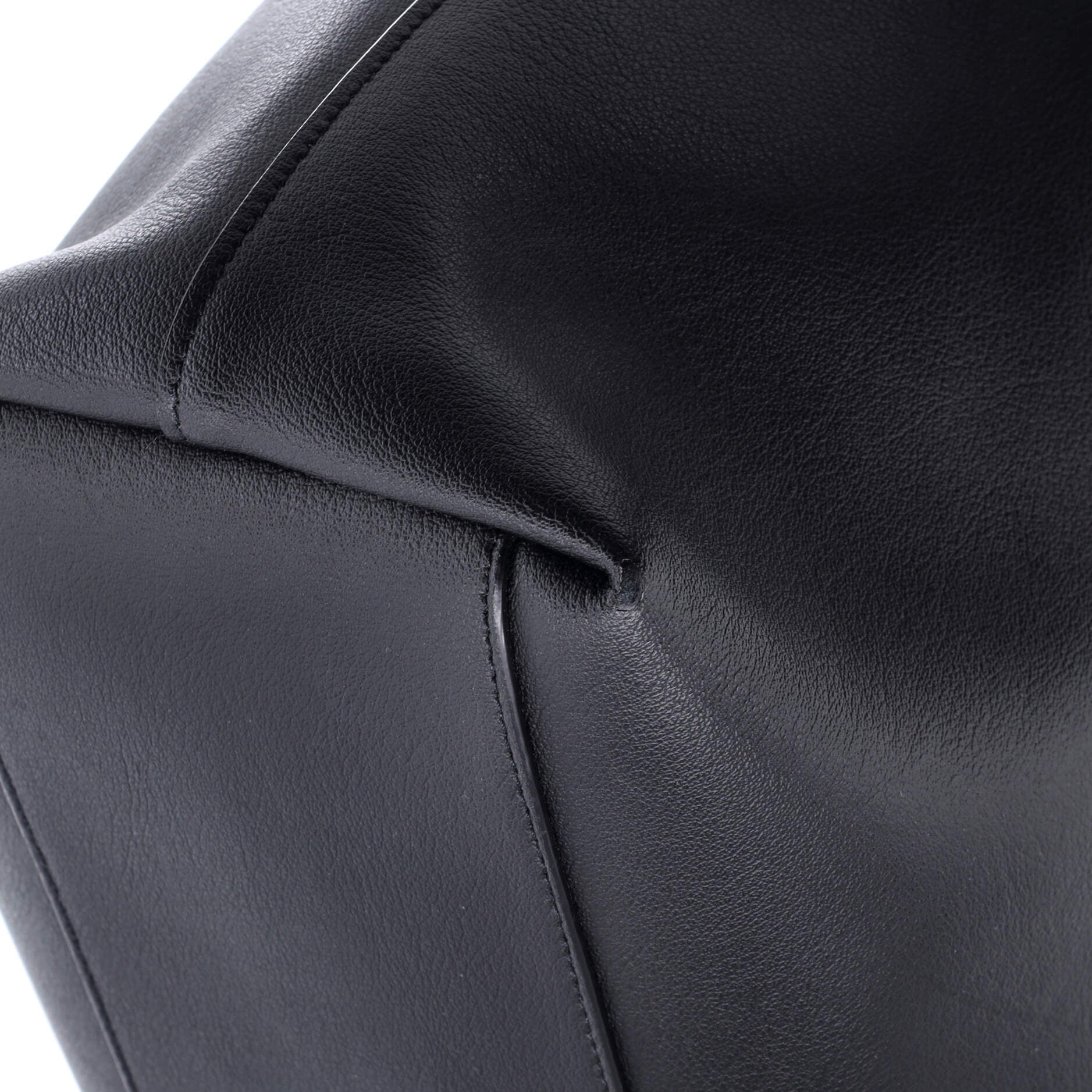 Shopper Tote Leather Tall