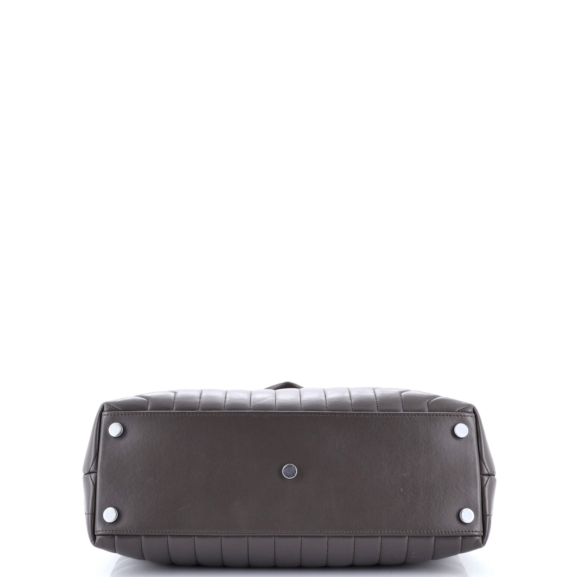 Loulou Shoulder Bag Matelasse Chevron Leather Large