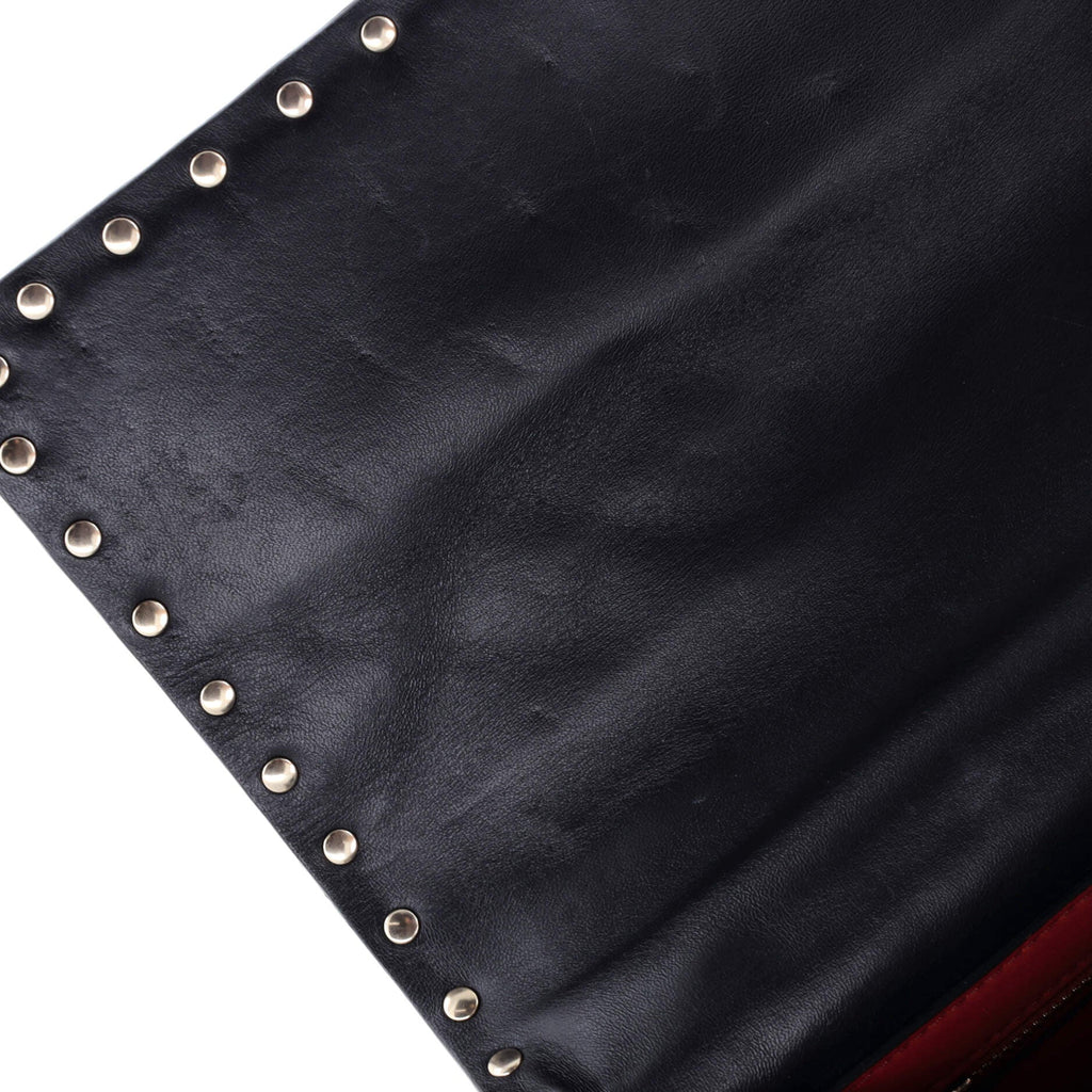 Rockstud Spike Flap Bag Quilted Leather Large