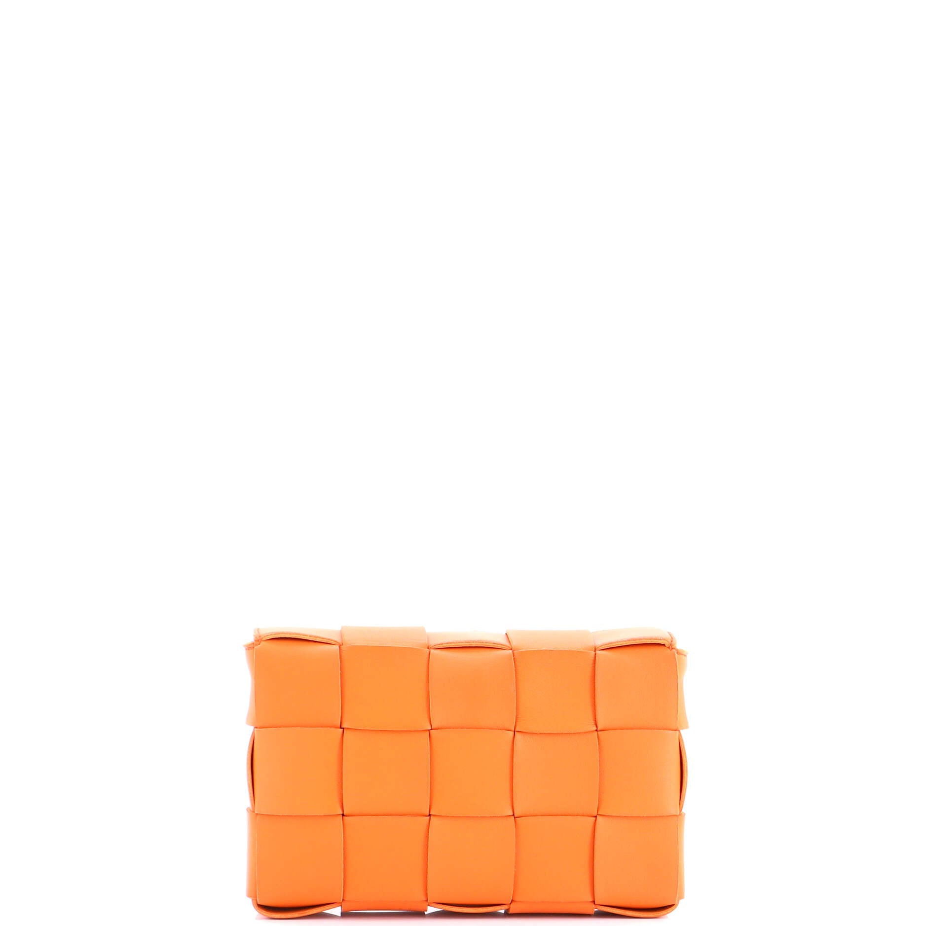 Cassette Crossbody Bag Maxi Intrecciato Leather Small