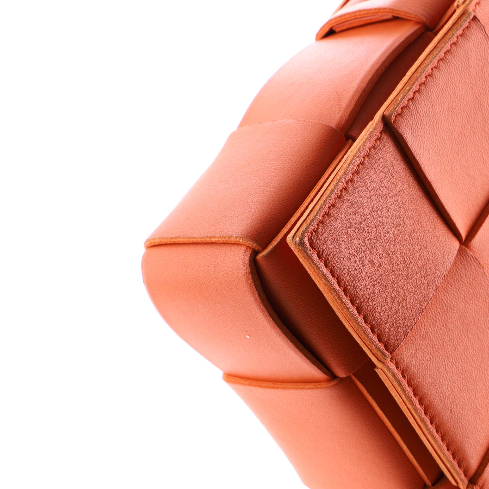 Cassette Crossbody Bag Maxi Intrecciato Leather Small