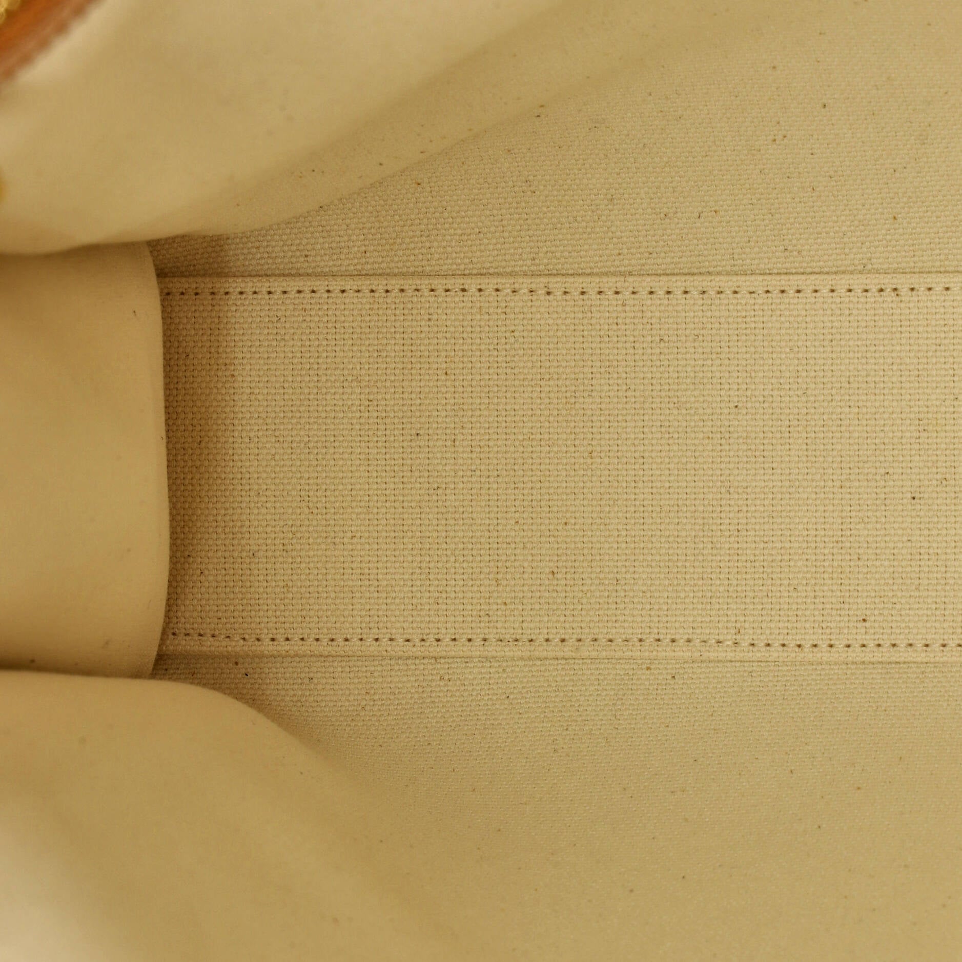 Vertical Cabas Tote Canvas with Leather Large