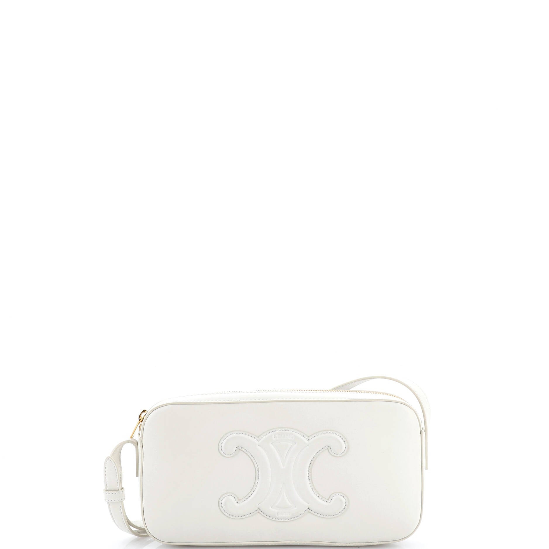 Cuir Triomphe Camera Shoulder Bag Leather Small