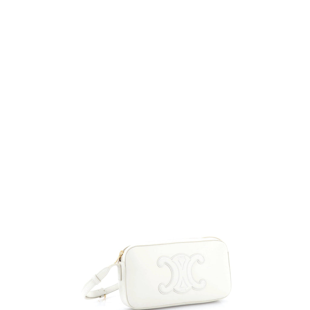 Cuir Triomphe Camera Shoulder Bag Leather Small