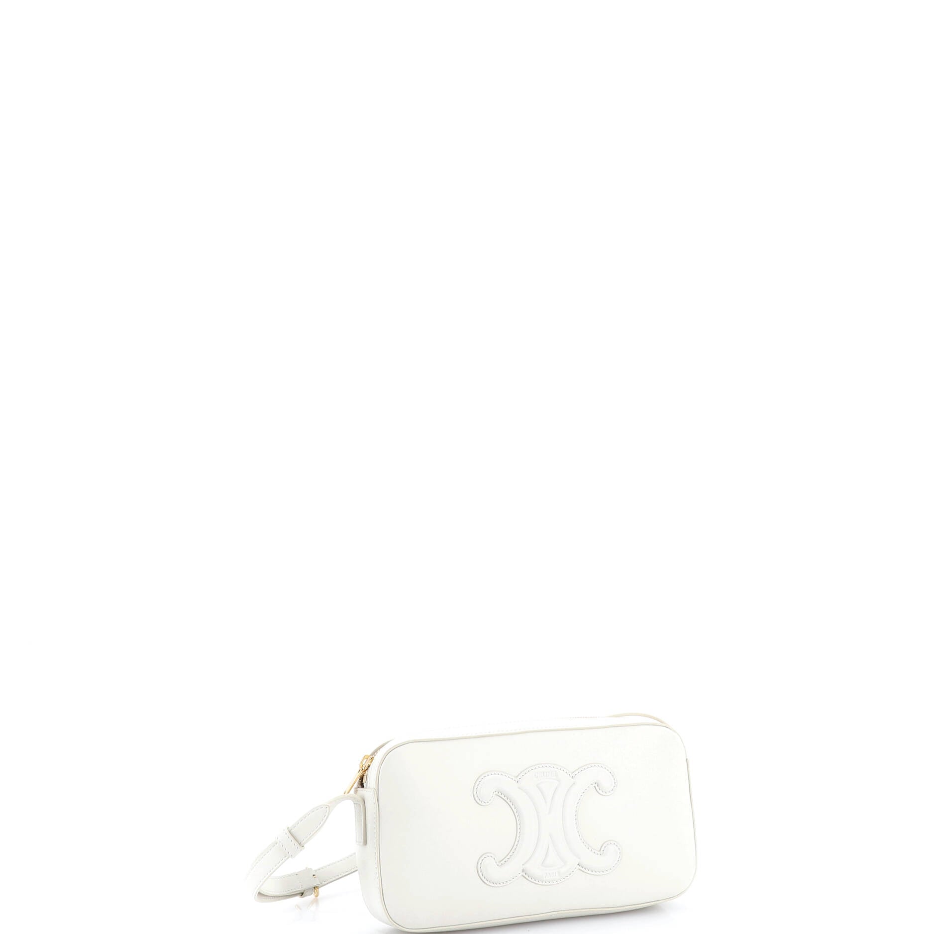 Cuir Triomphe Camera Shoulder Bag Leather Small