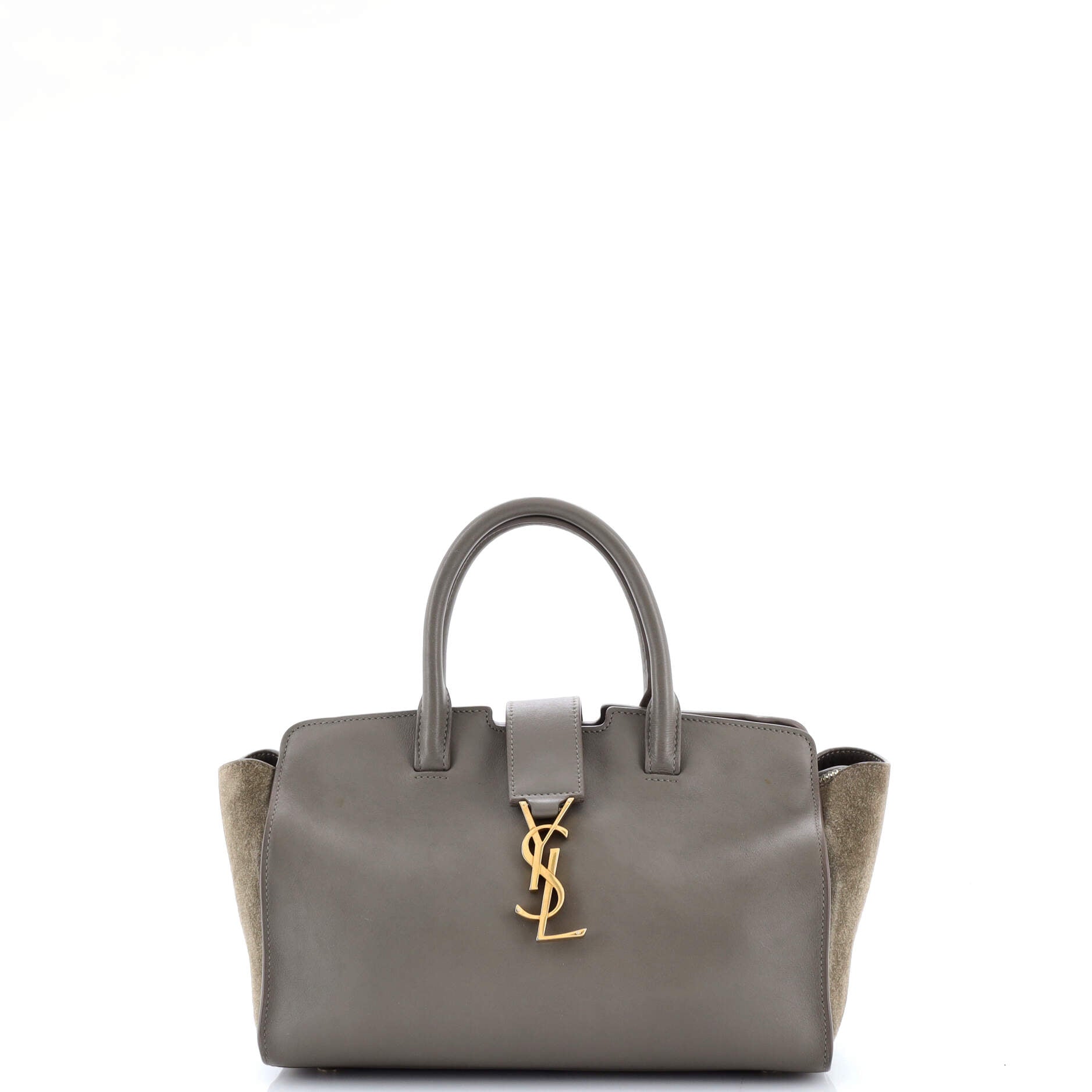 Monogram Cabas Downtown Leather with Suede Baby
