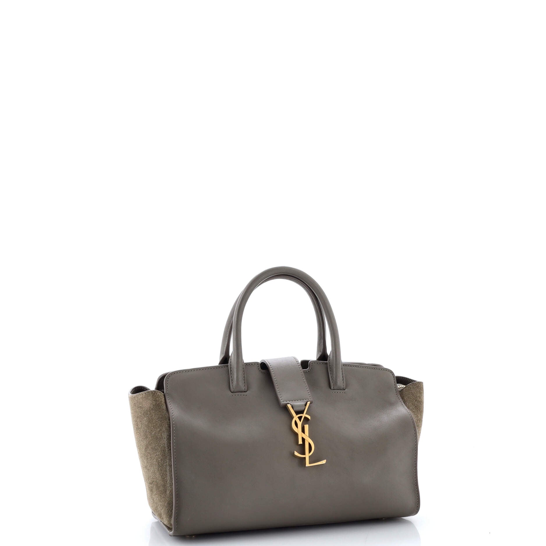 Monogram Cabas Downtown Leather with Suede Baby