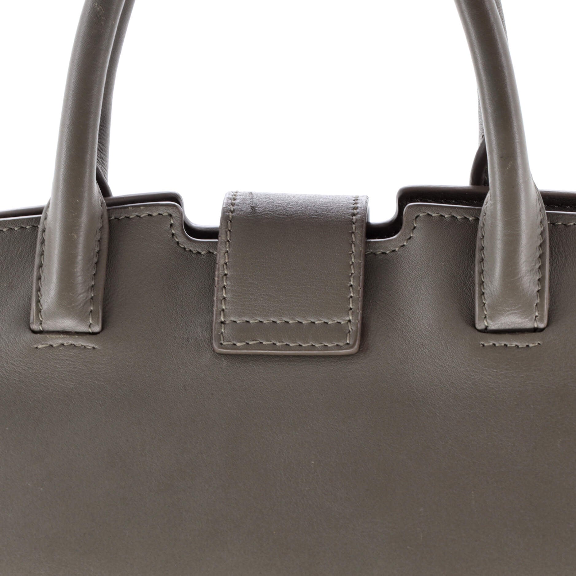 Monogram Cabas Downtown Leather with Suede Baby