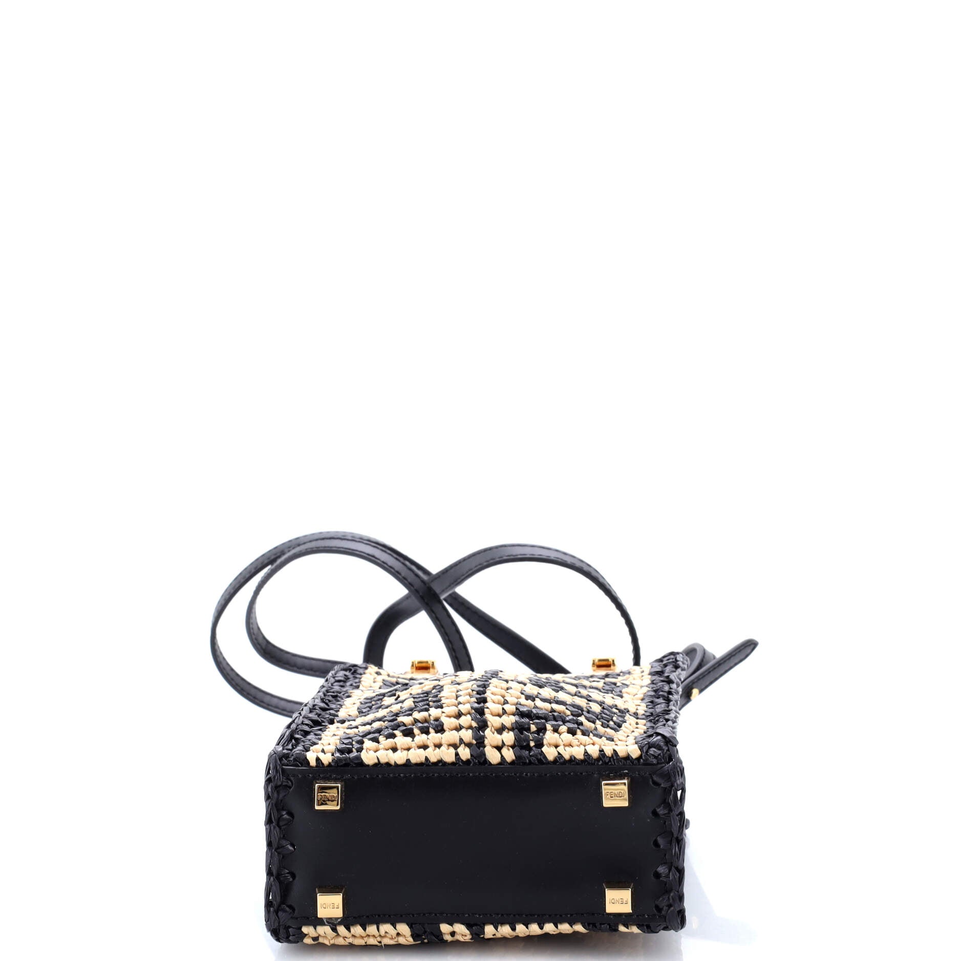 Sunshine Shopper Tote Zucca Raffia Mini
