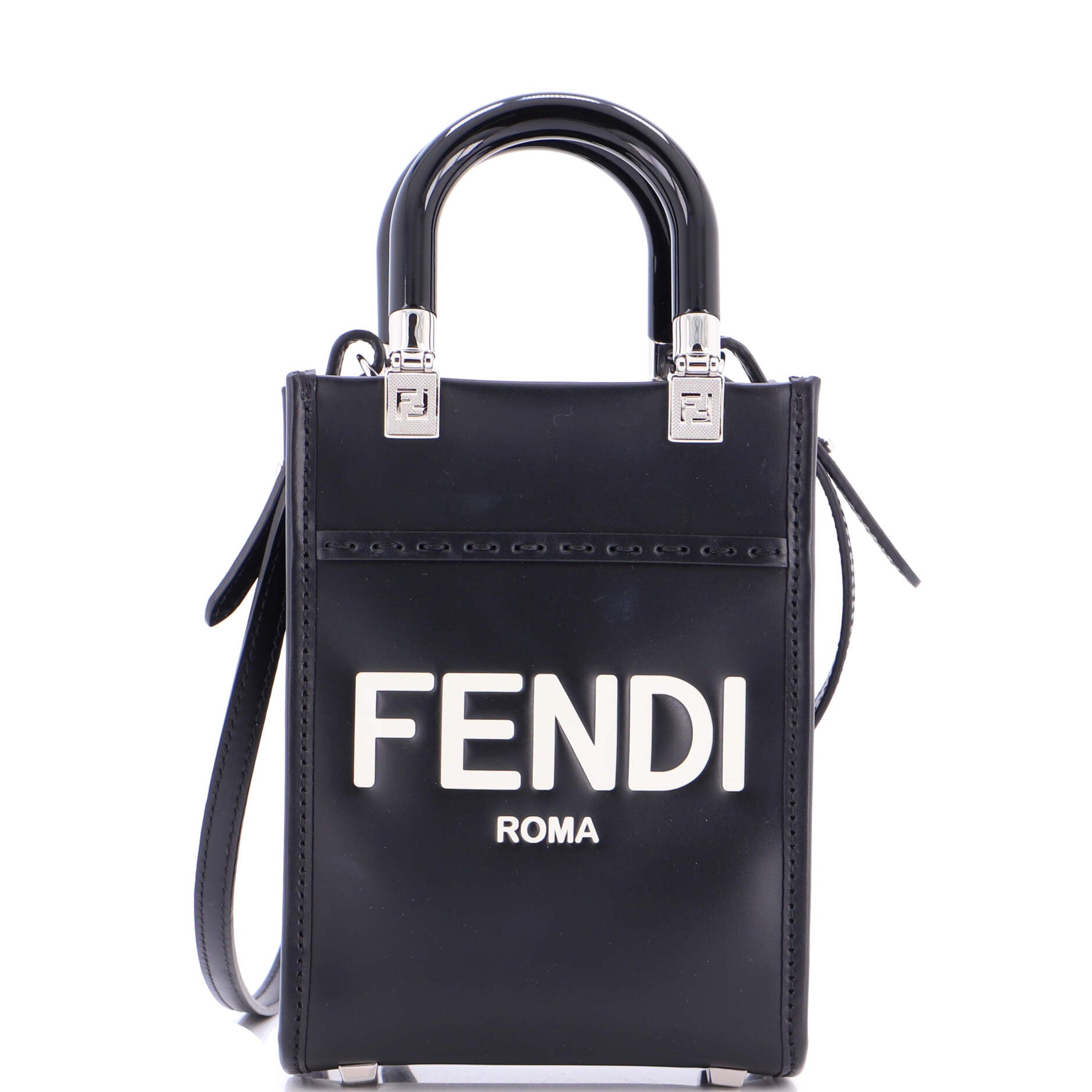 Sunshine Shopper Tote Leather Mini