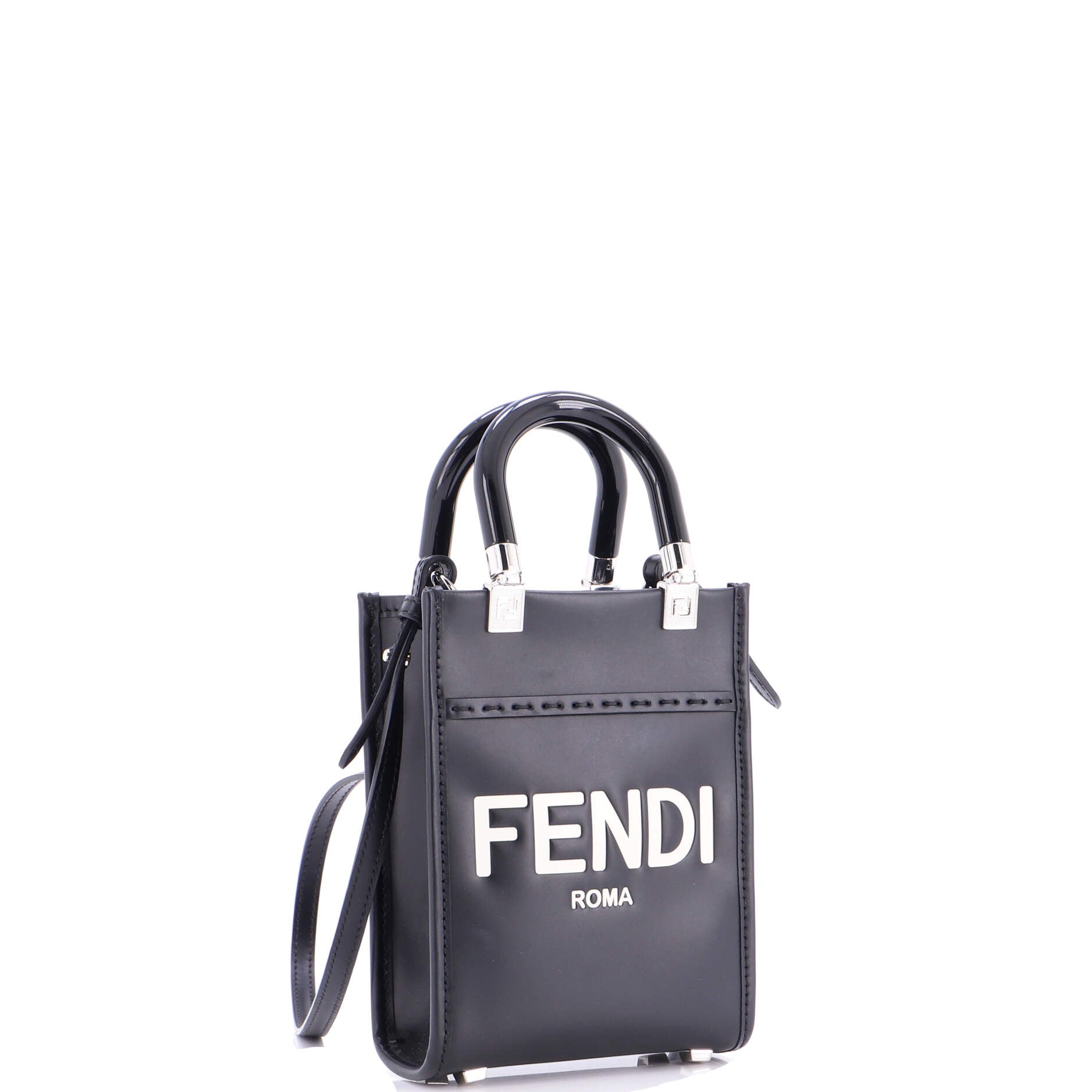 Sunshine Shopper Tote Leather Mini