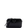 Brique Camera Crossbody Bag Spazzolato Leather Small