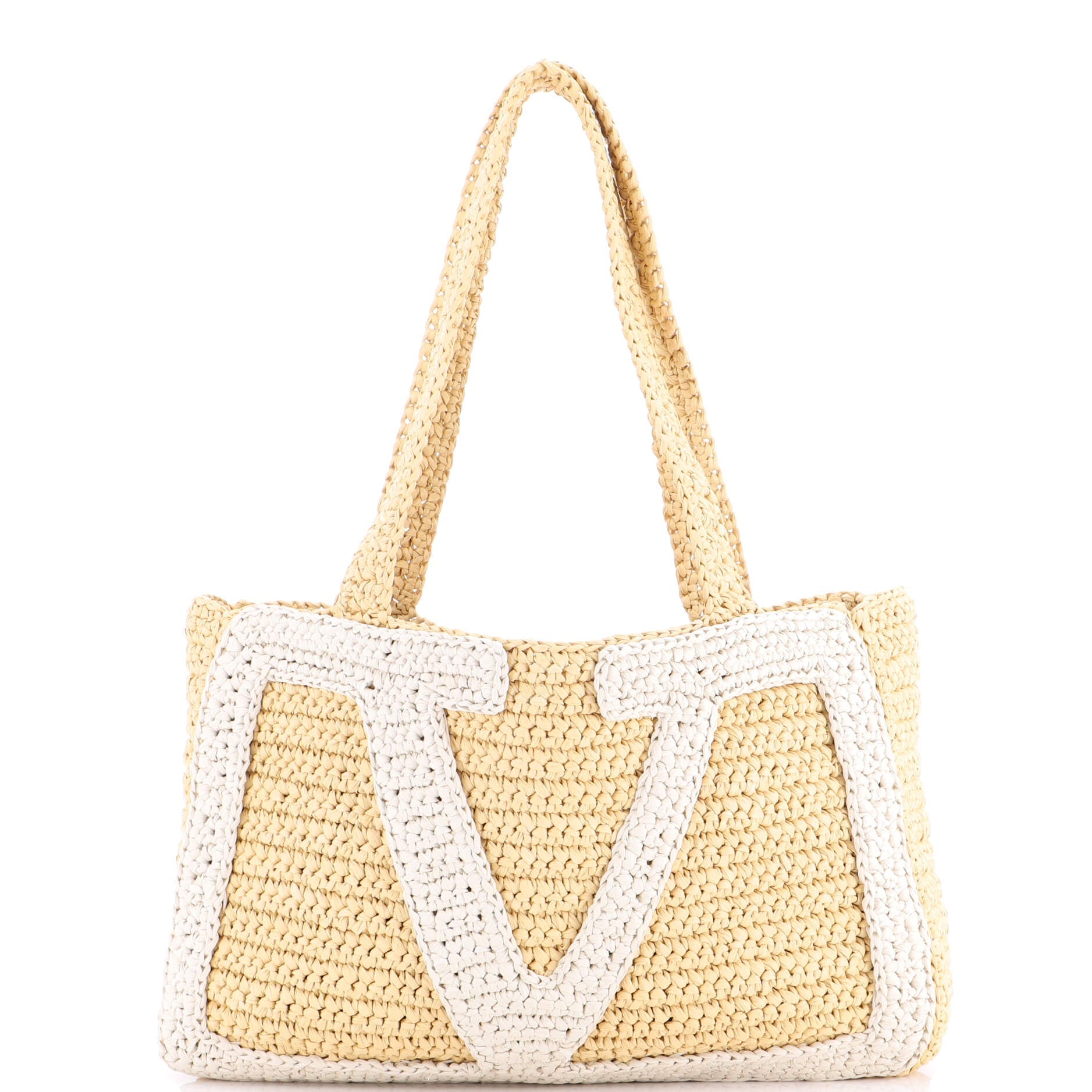 Superstar Shopping Tote Raffia Medium