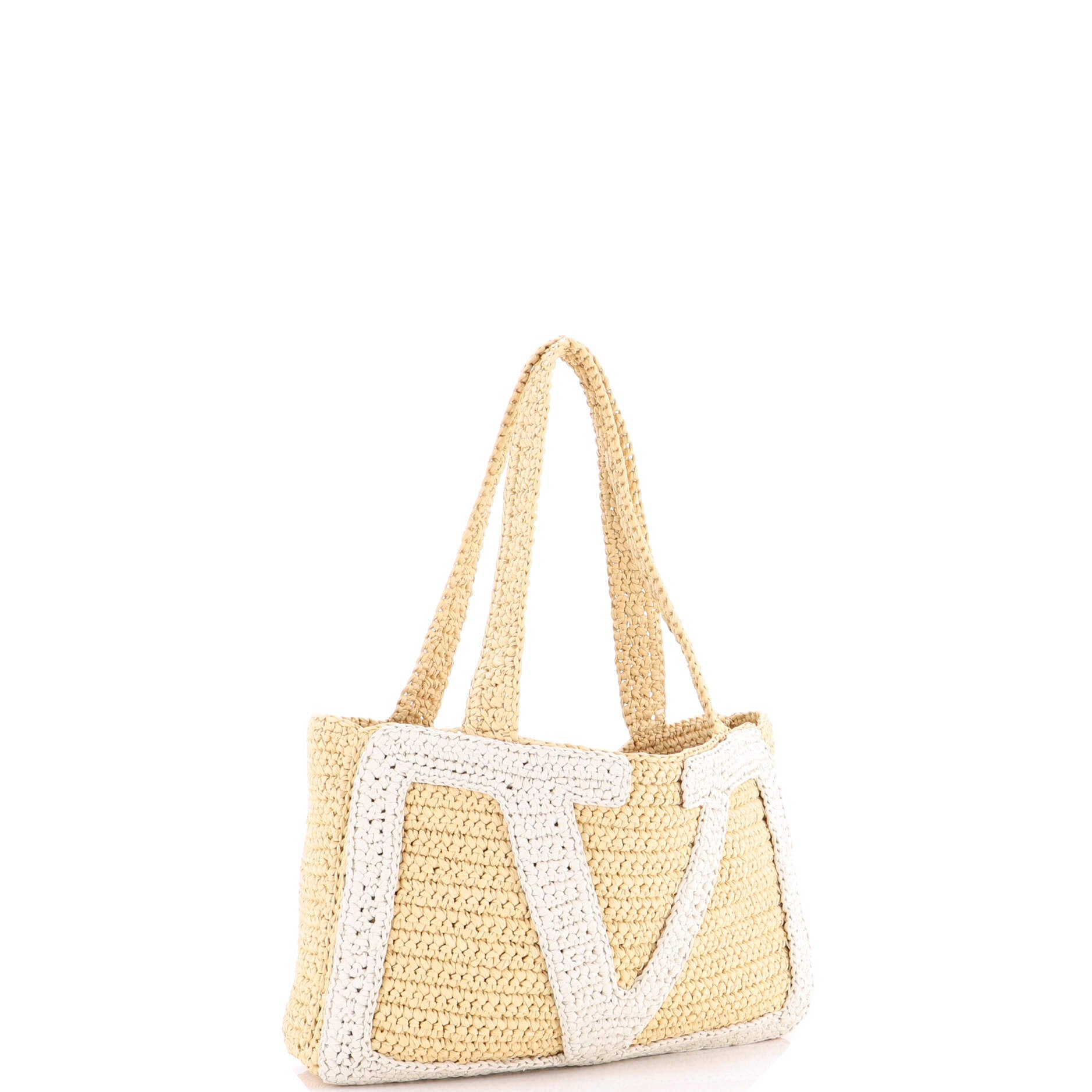 Superstar Shopping Tote Raffia Medium