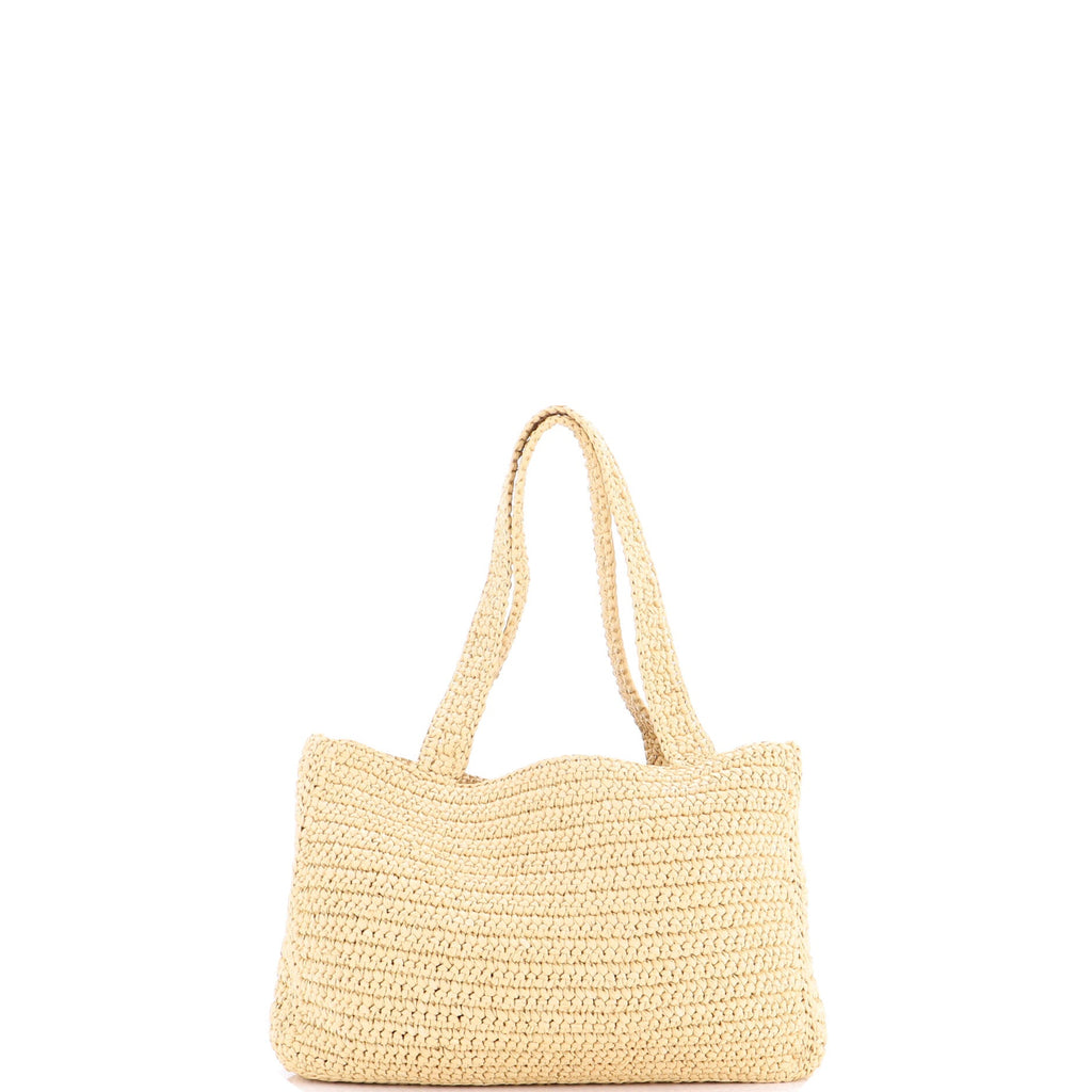 Superstar Shopping Tote Raffia Medium
