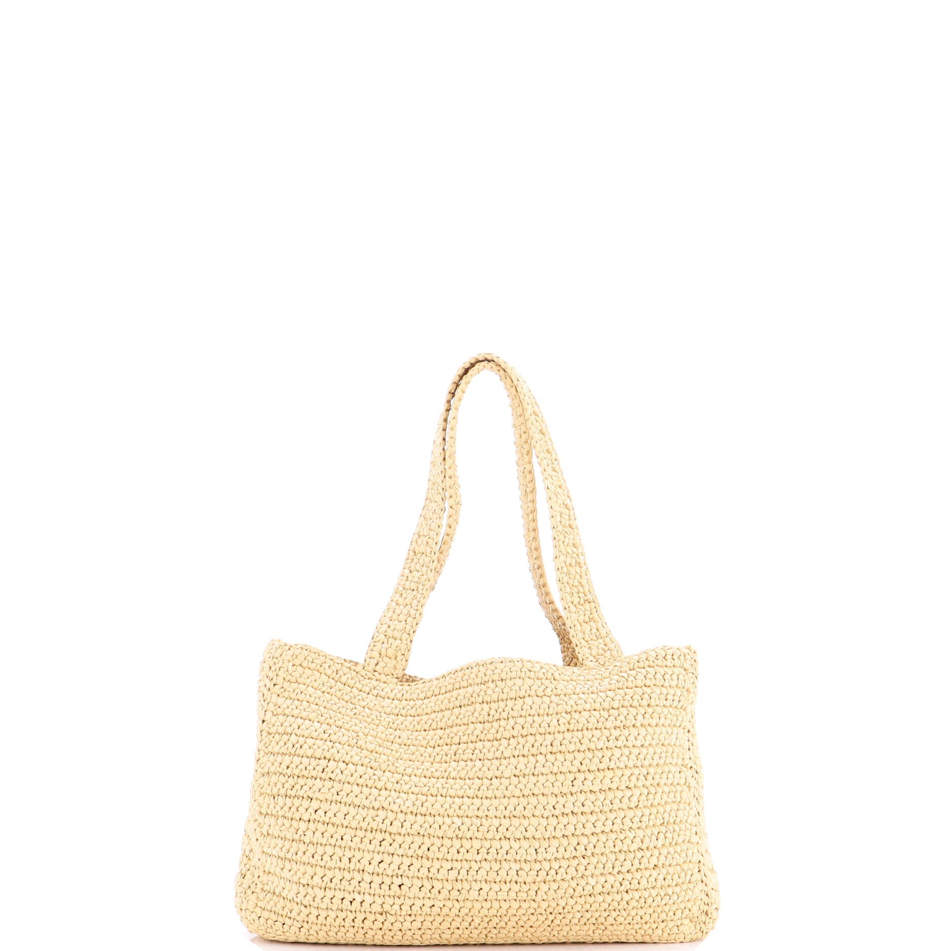 Superstar Shopping Tote Raffia Medium