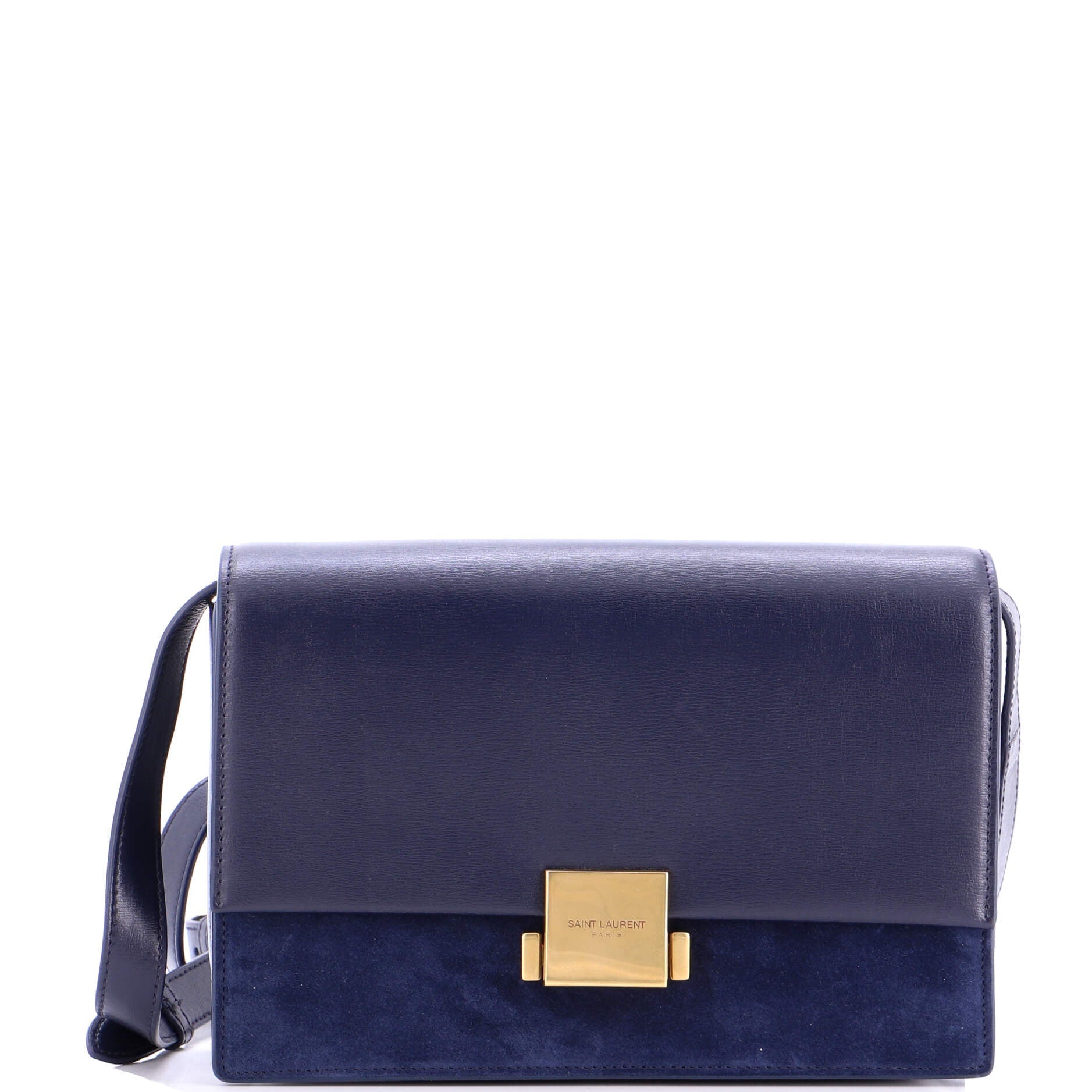 Bellechasse Shoulder Bag Suede and Leather Medium