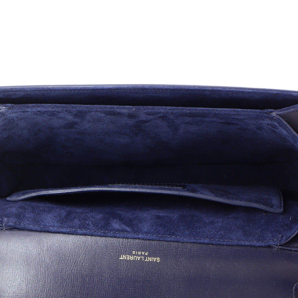 Bellechasse Shoulder Bag Suede and Leather Medium