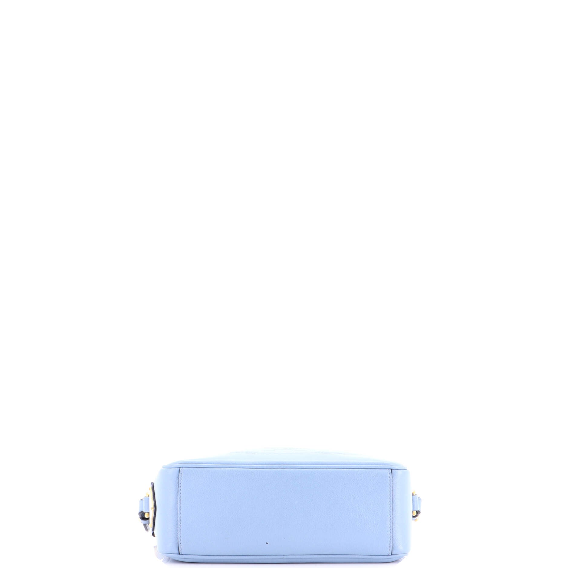 Logo Camera Bag Embossed Leather Small