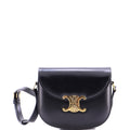 Triomphe Besace Clea Flap Bag Leather