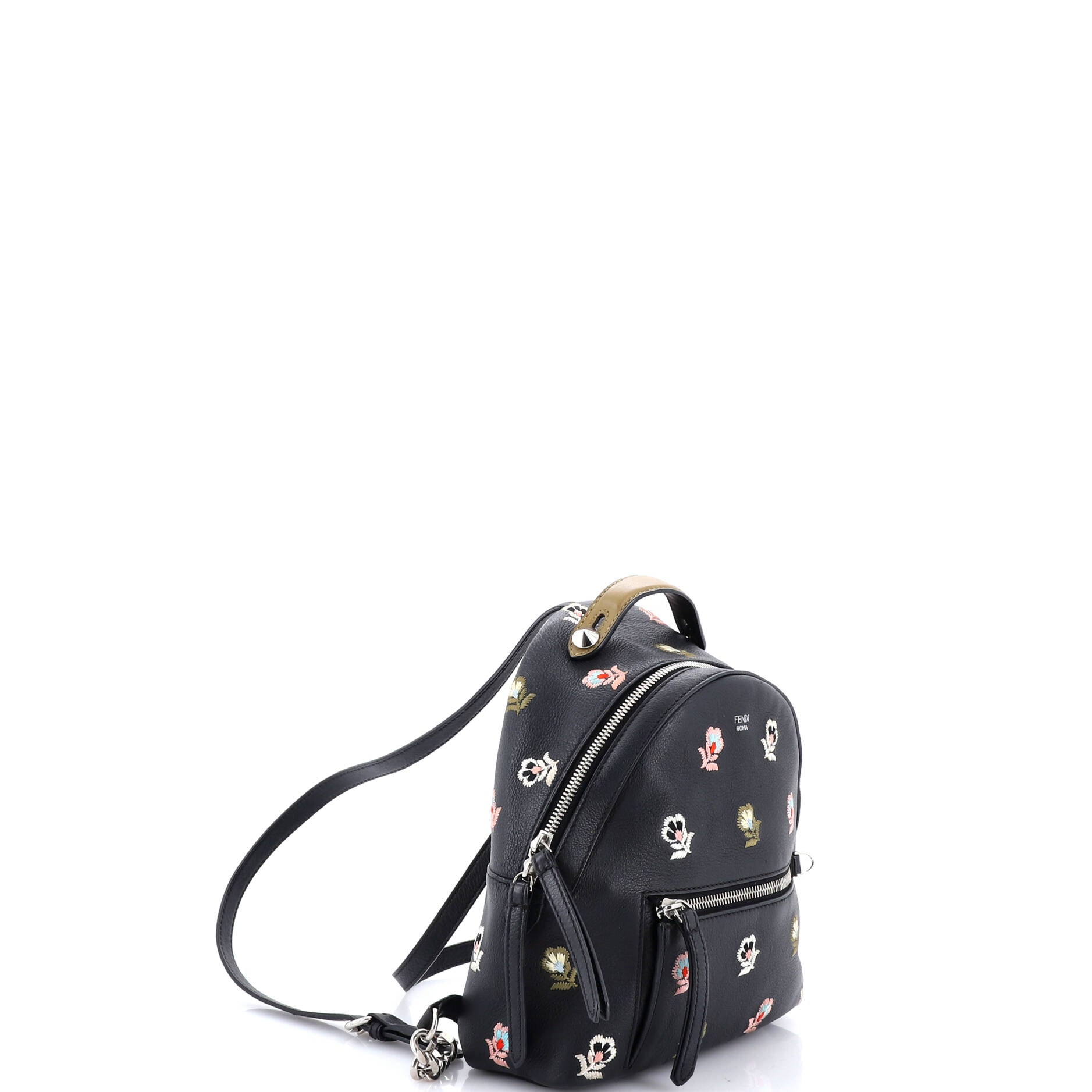 By The Way Backpack Embroidered Leather Mini