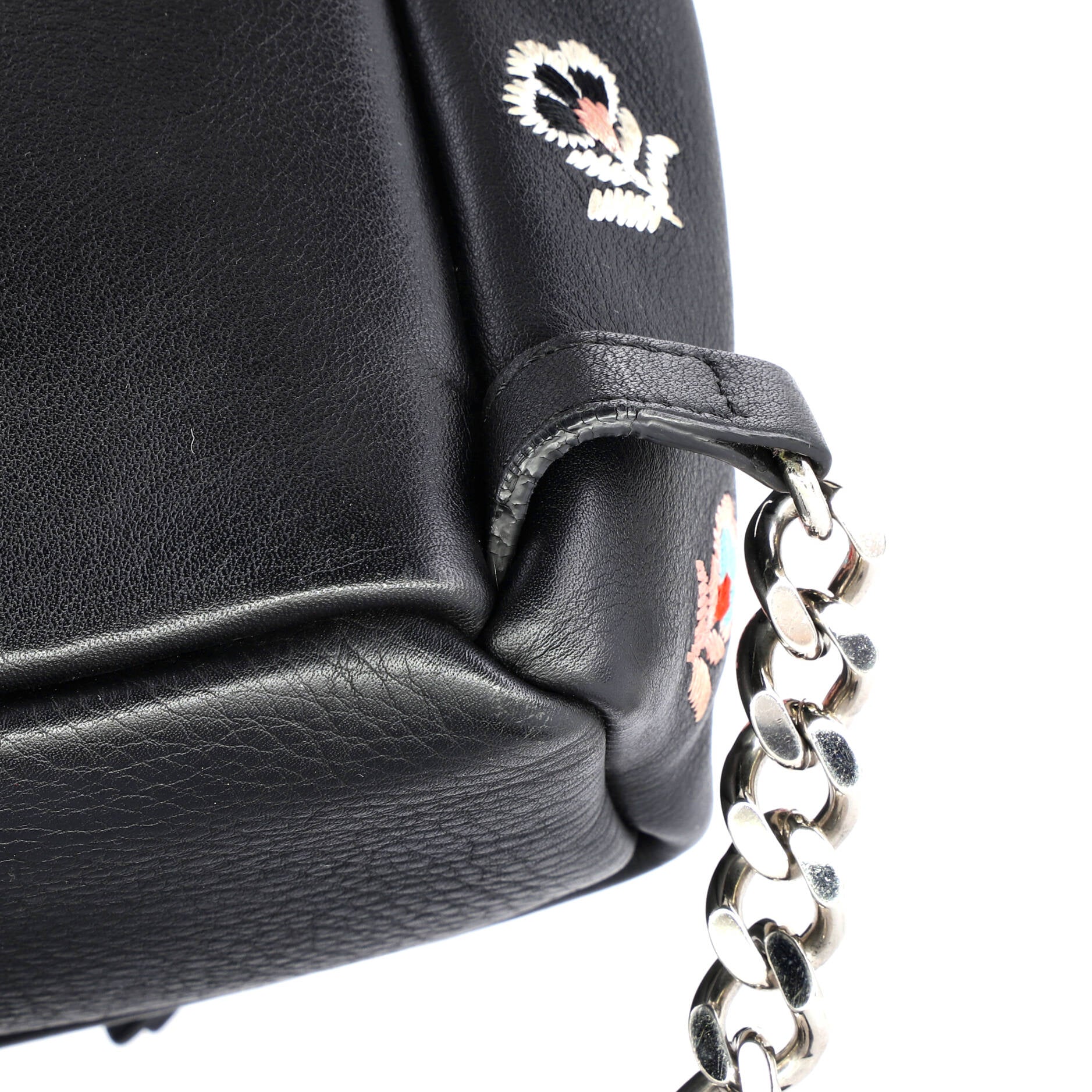 By The Way Backpack Embroidered Leather Mini