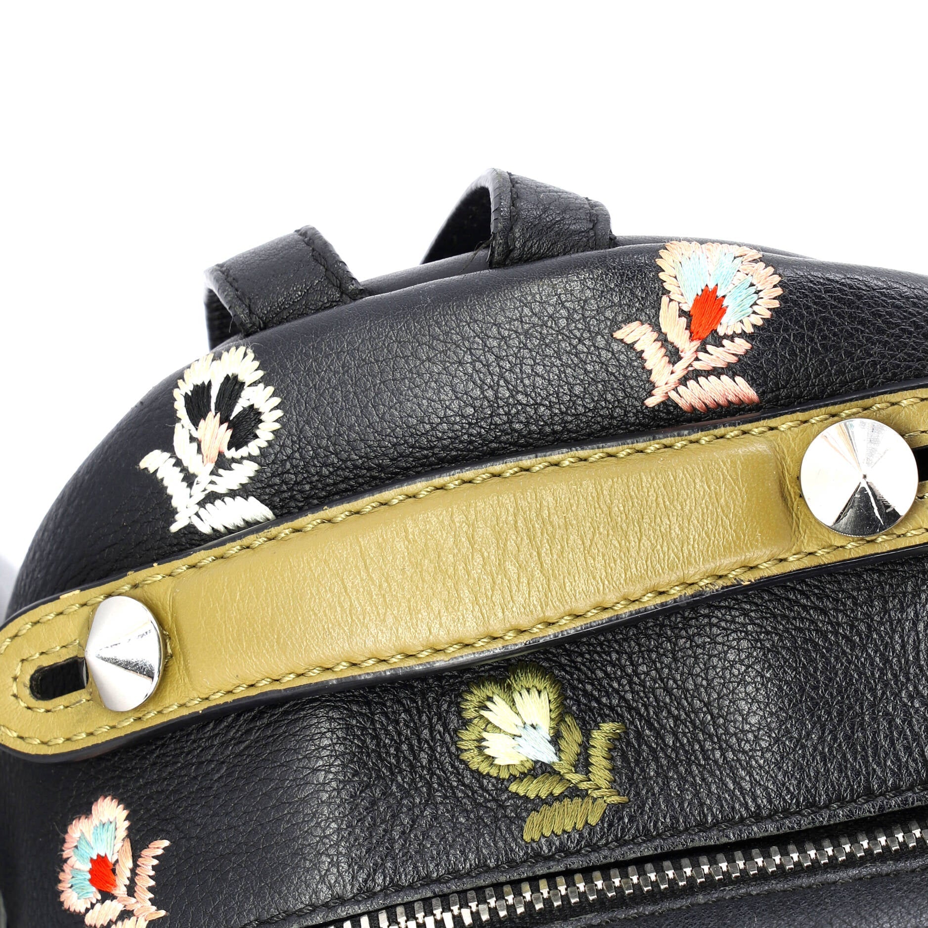 By The Way Backpack Embroidered Leather Mini