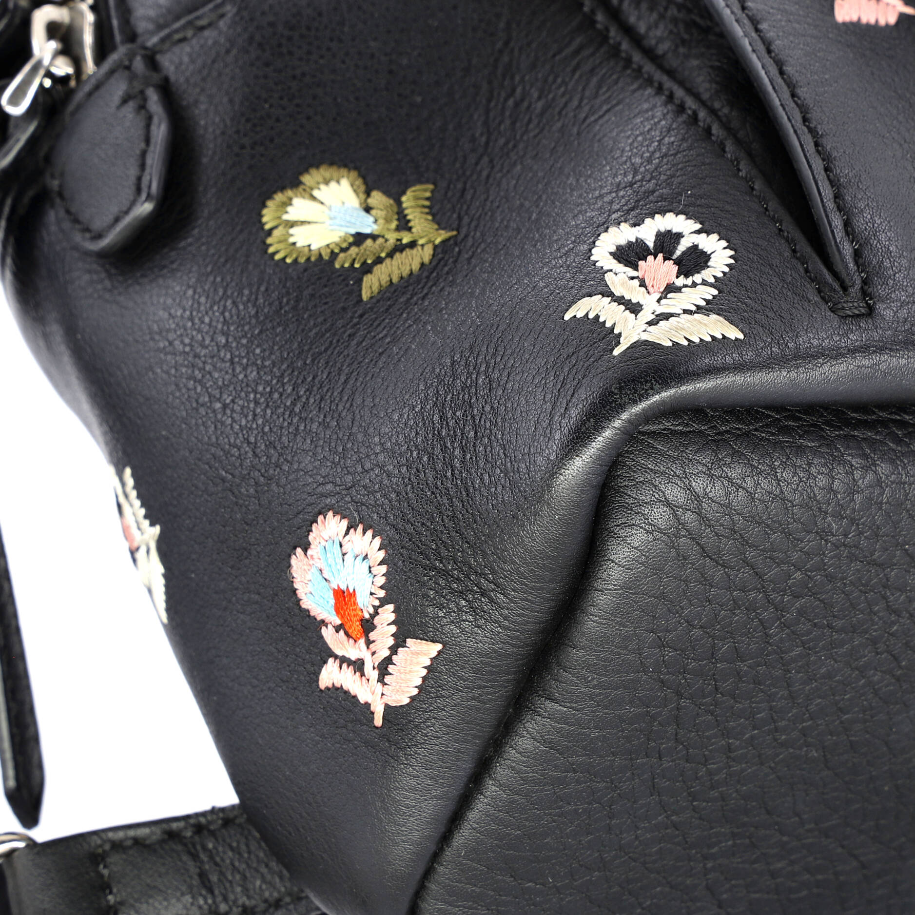 By The Way Backpack Embroidered Leather Mini