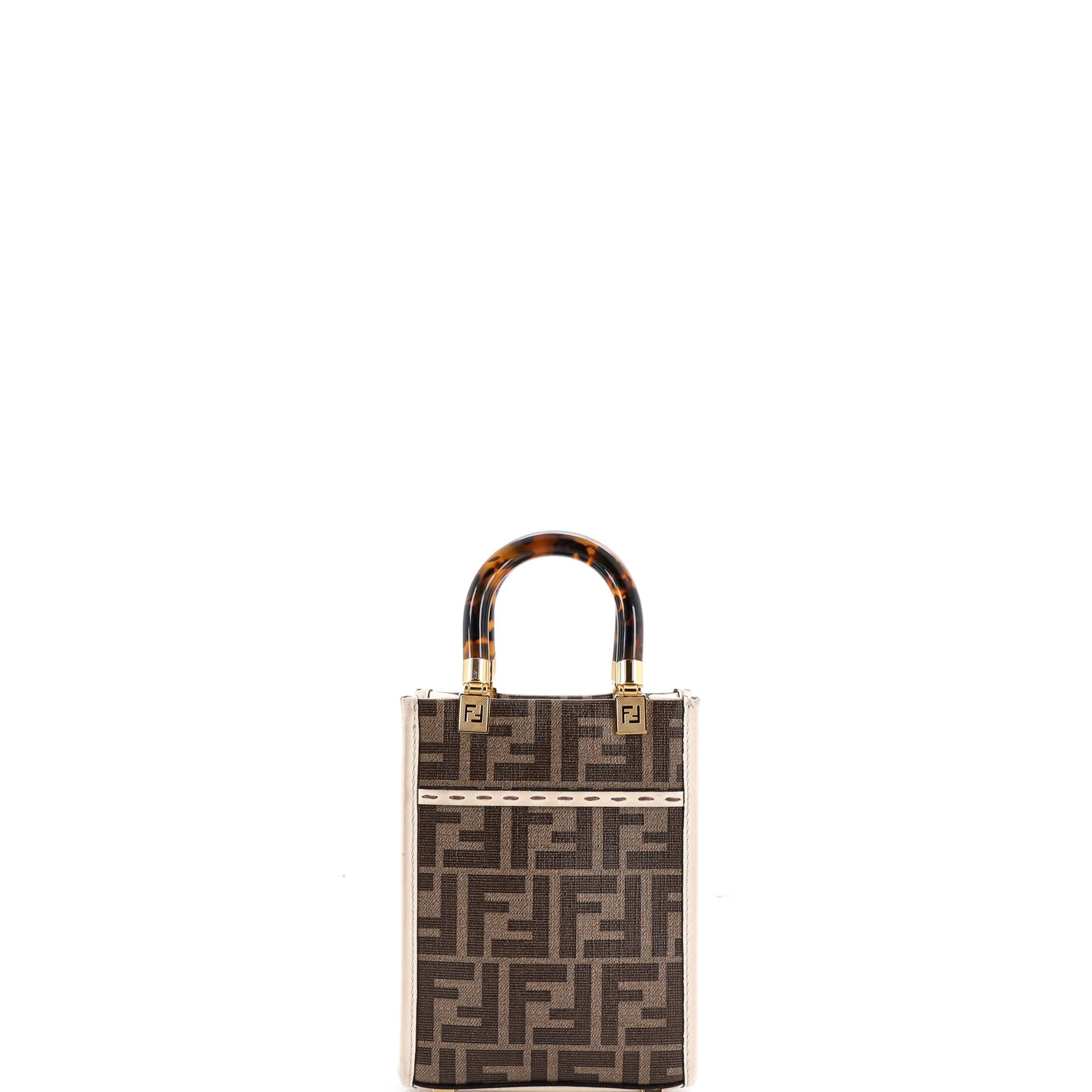 Sunshine Shopper Tote Printed Zucca Coated Canvas Mini