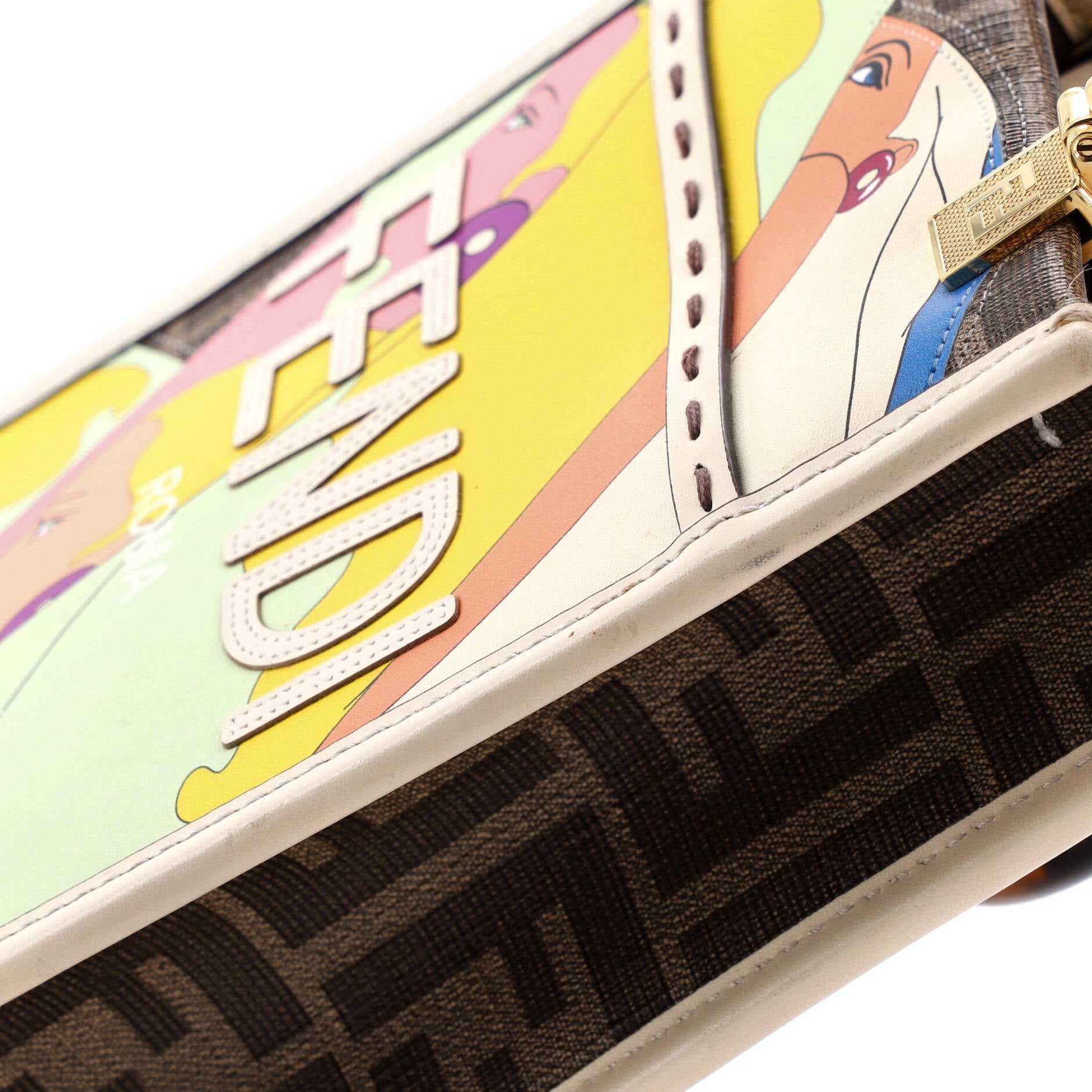 Sunshine Shopper Tote Printed Zucca Coated Canvas Mini