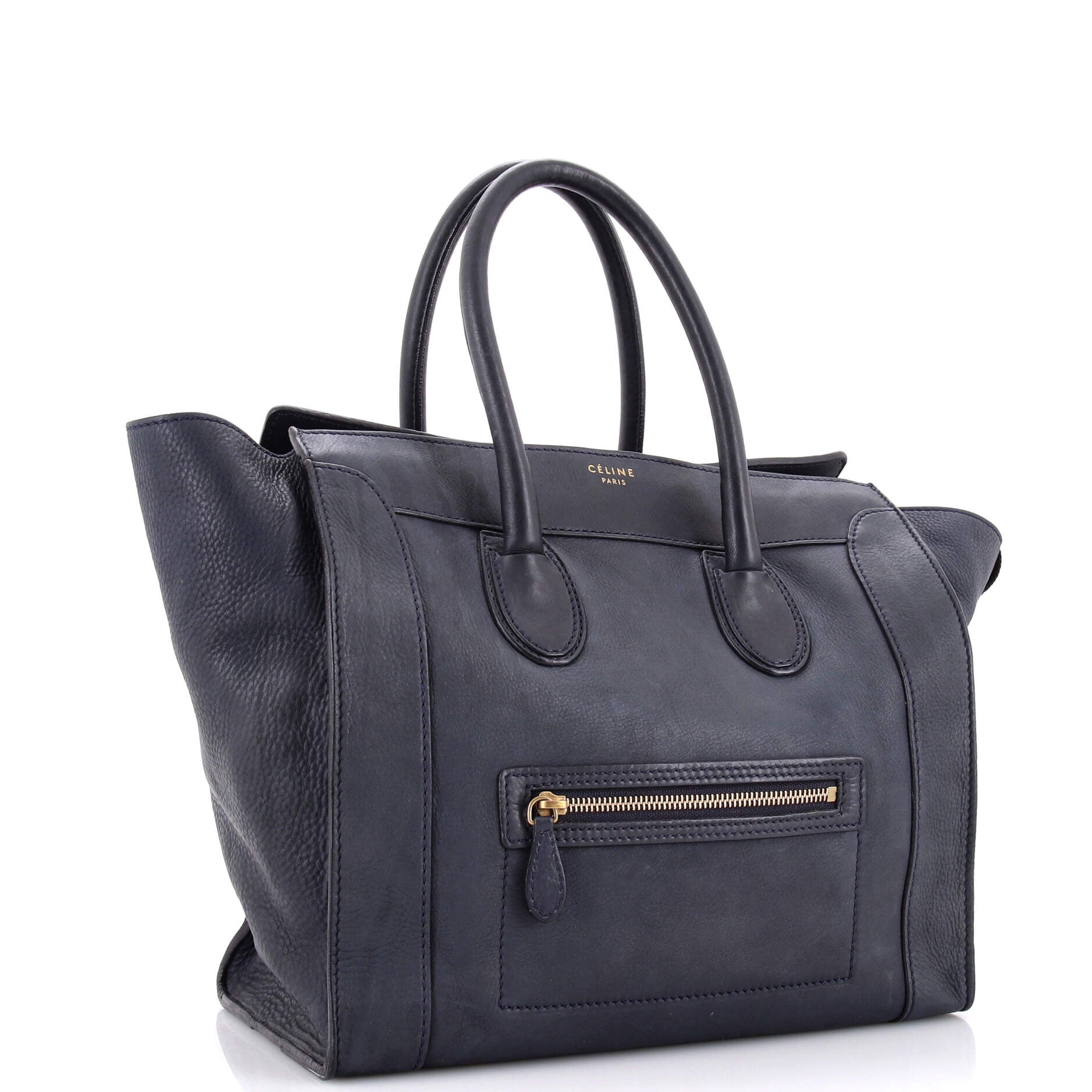 Luggage Bag Grainy Leather Mini