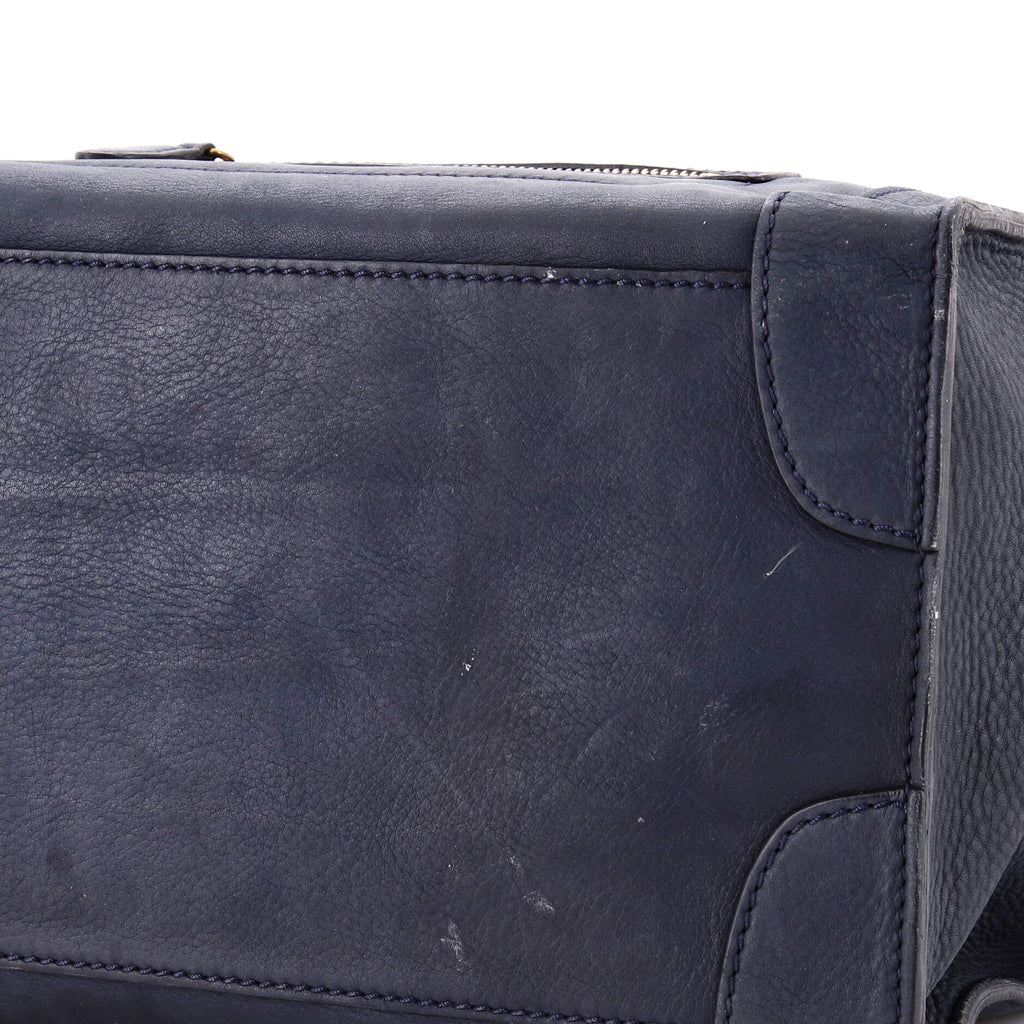 Luggage Bag Grainy Leather Mini