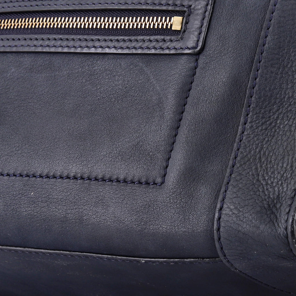 Luggage Bag Grainy Leather Mini