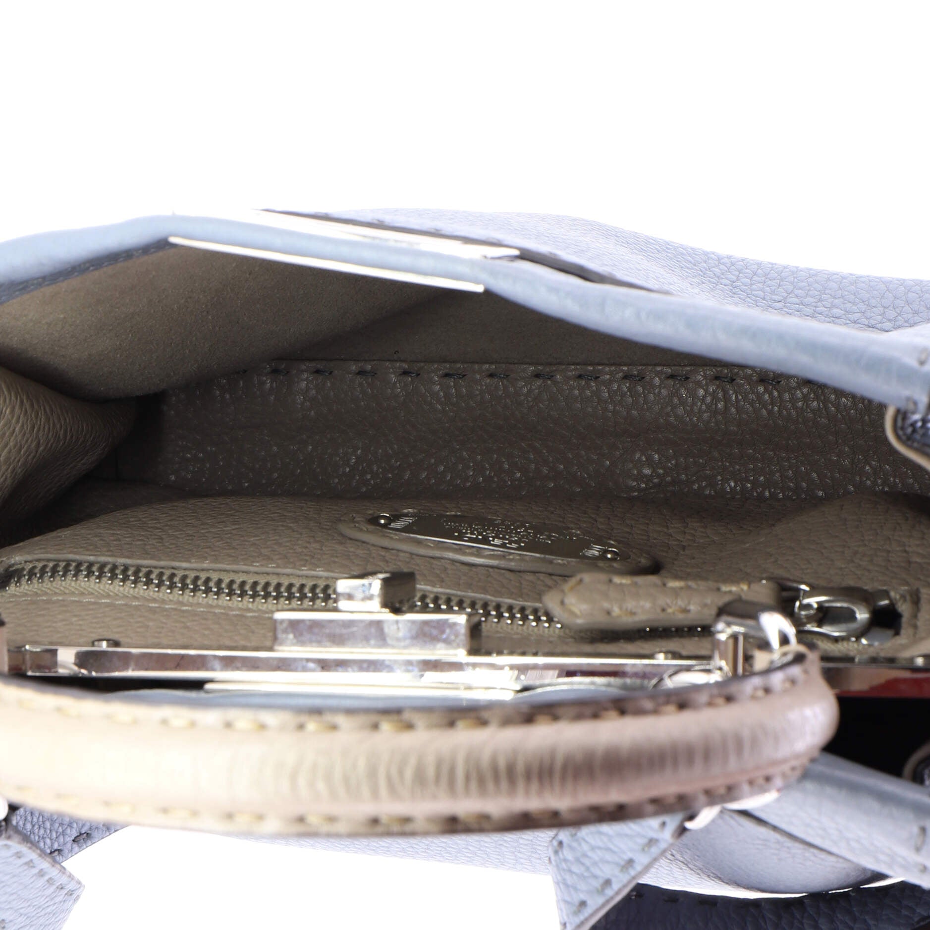 Peekaboo Bag Leather with Python Whipstitch Regular