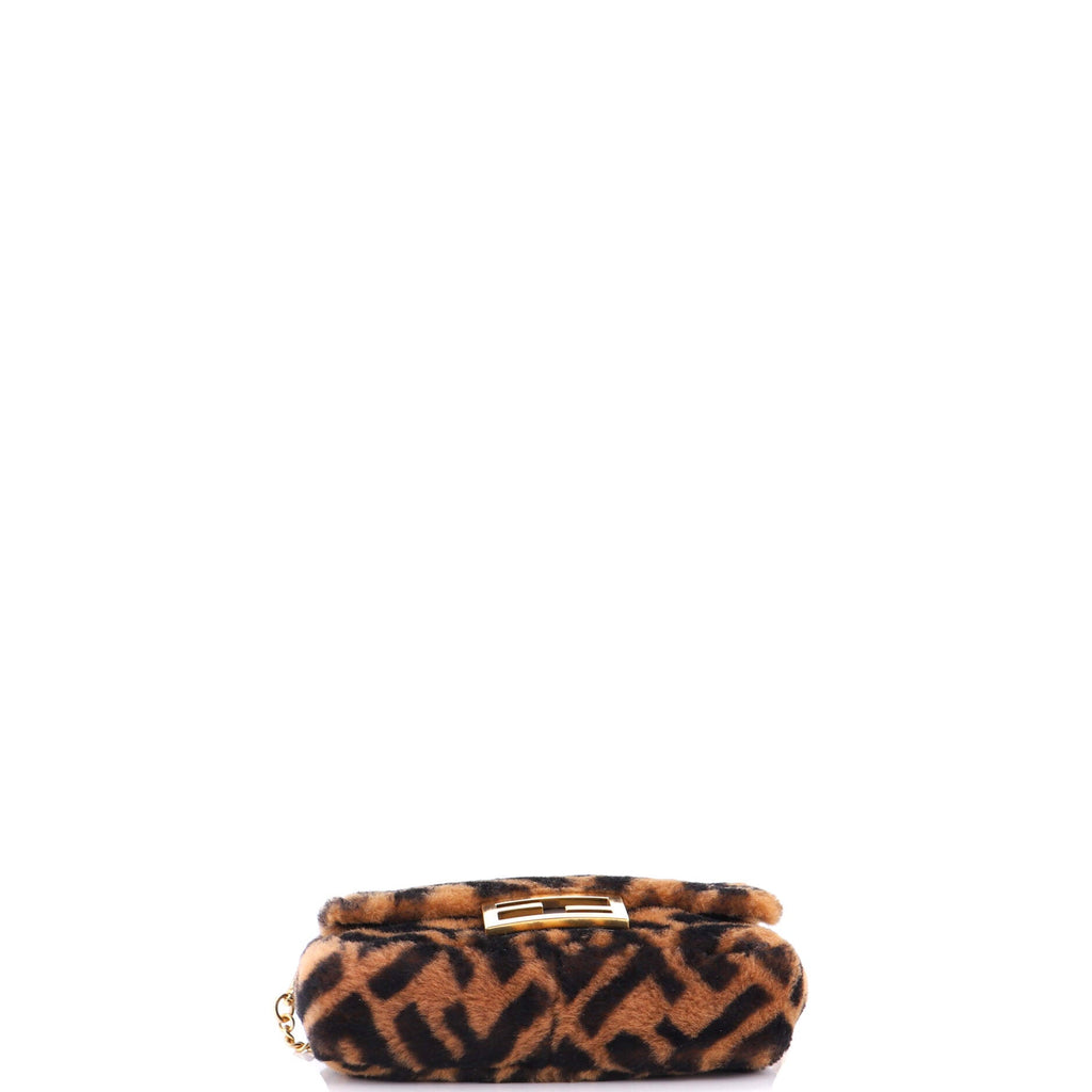 Baguette NM Bag Zucca Shearling Mini