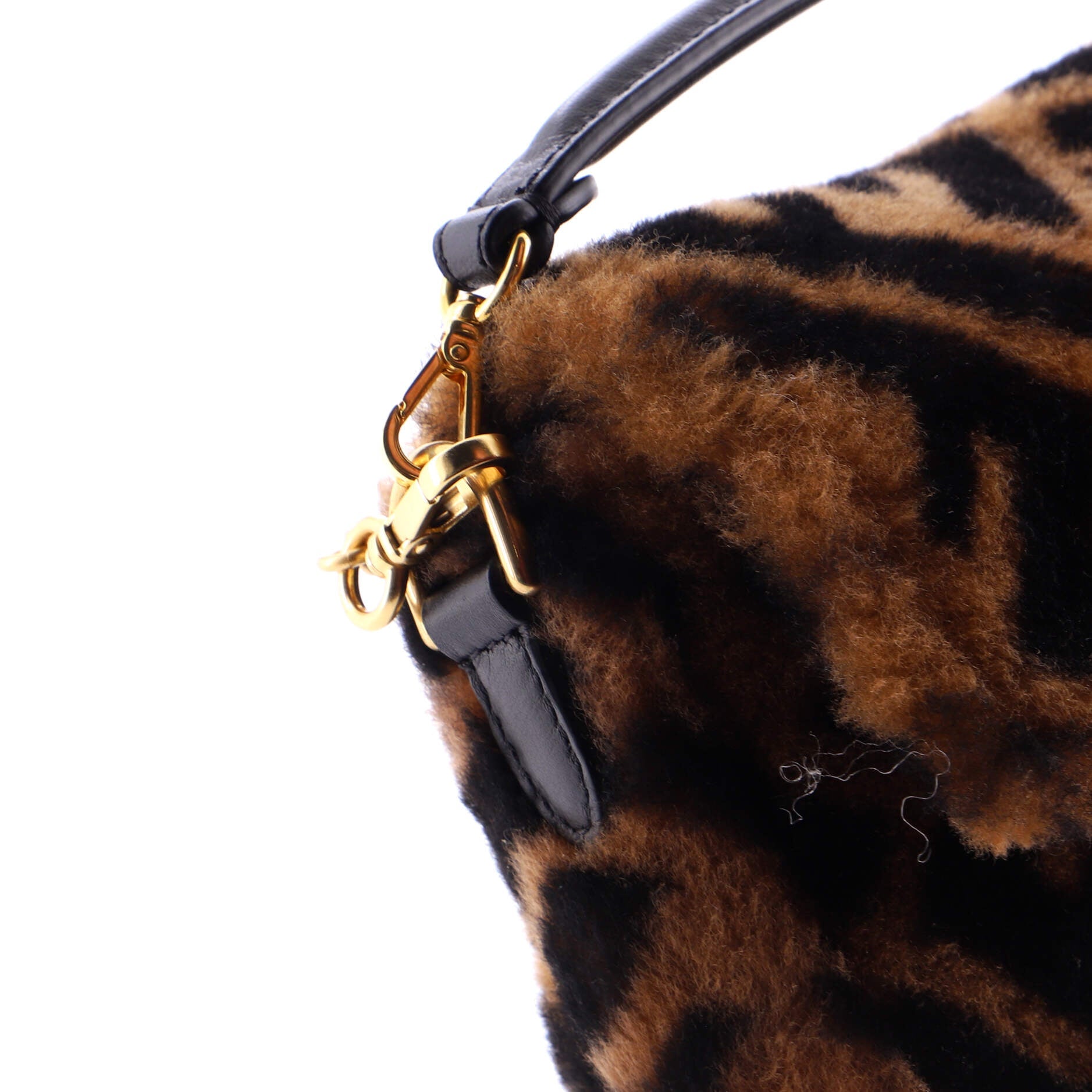 Baguette NM Bag Zucca Shearling Mini