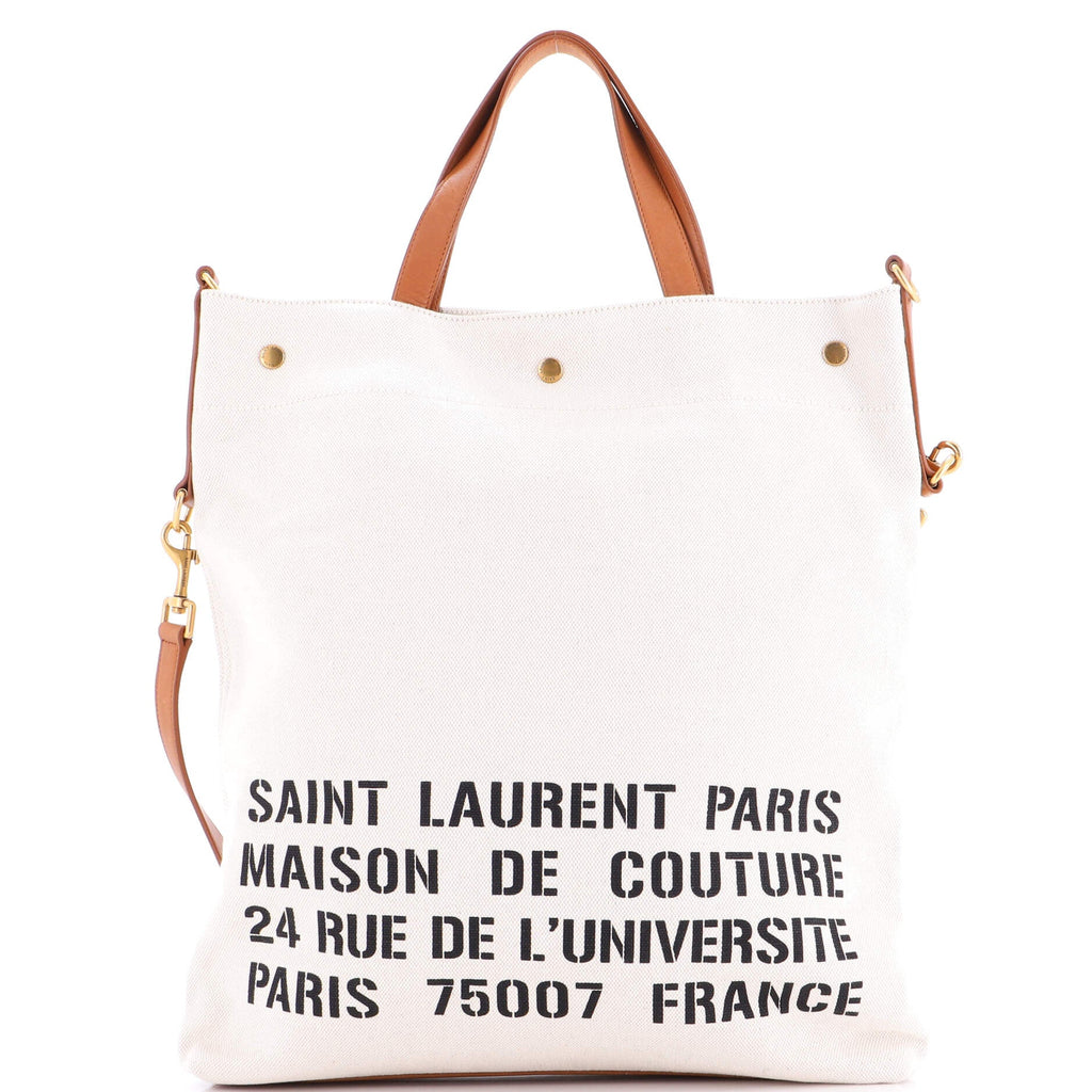 Universite Foldable Tote Printed Canvas North South