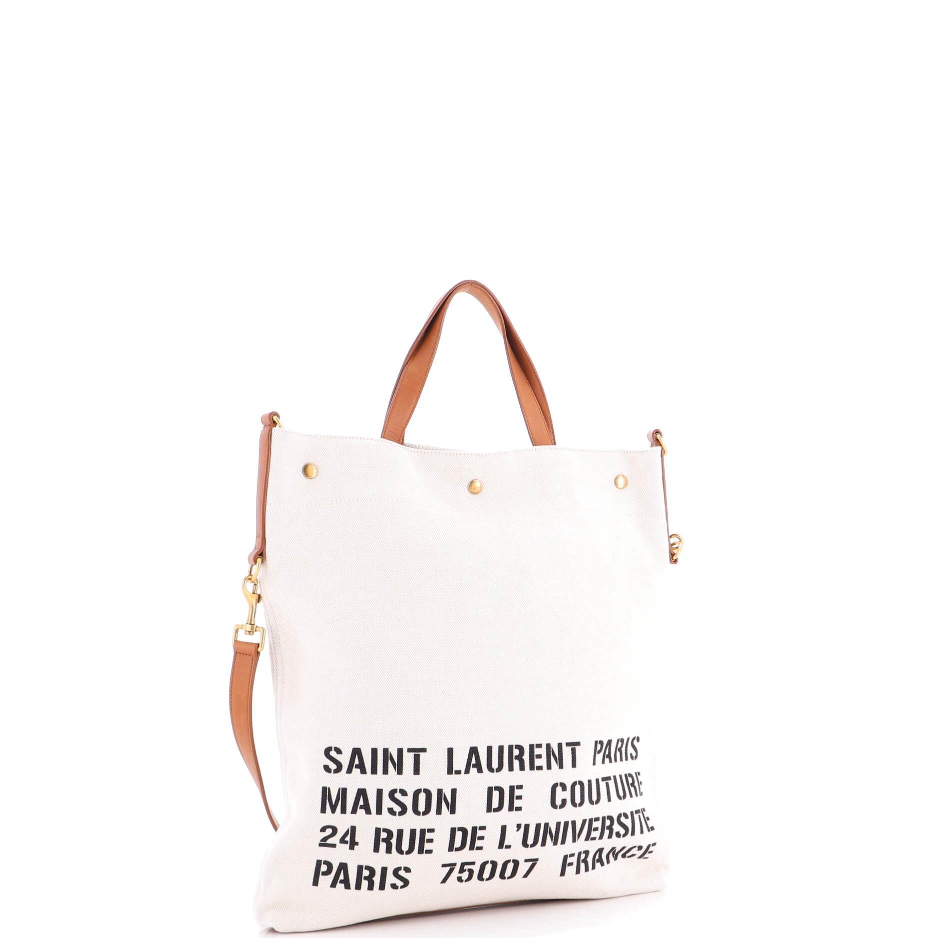 Universite Foldable Tote Printed Canvas North South